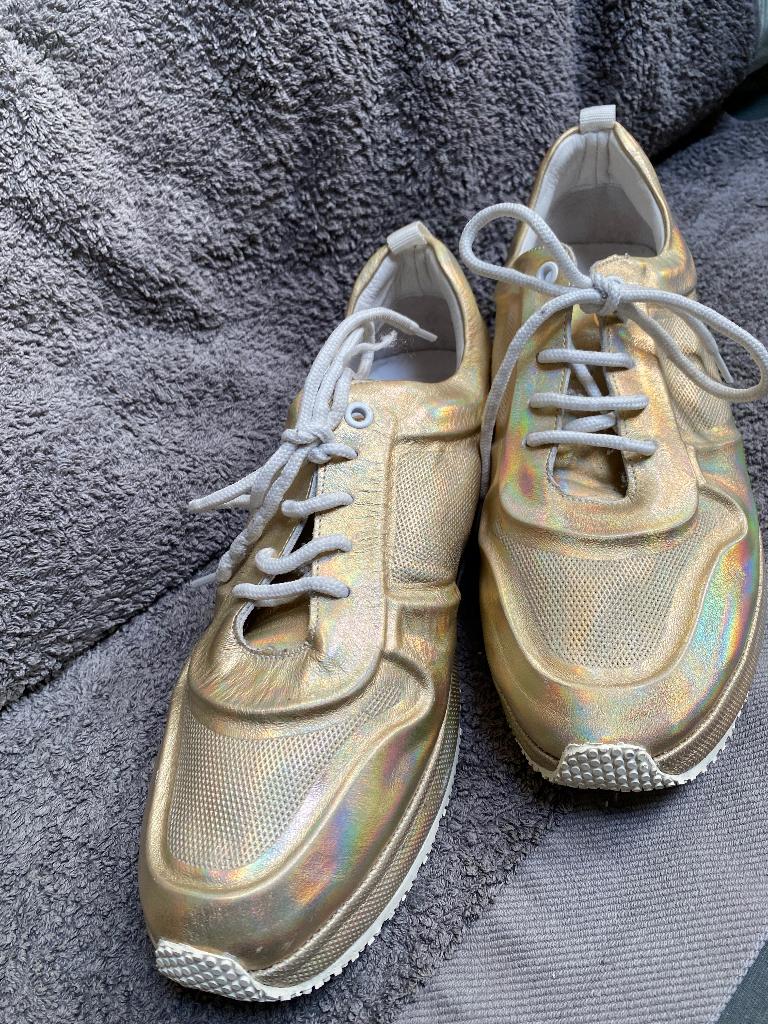Goudkleurige sneakers, Overige kleuren, Ophalen of Verzenden, Post xchange, Sneakers of Gympen