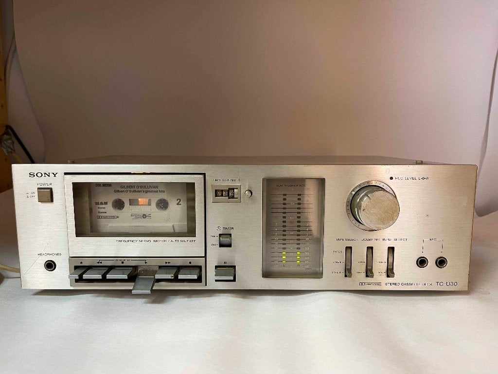 Sony TC-U30 klassieke cassettedeck, Audio, Tv en Foto, Cassettedecks, N, N, Enkel, Ophalen of Verzenden