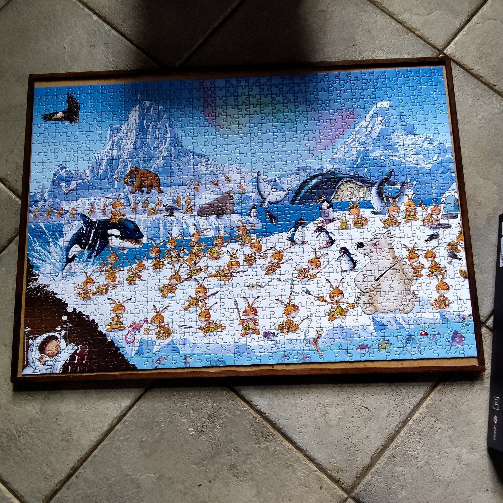 Grafika puzzel dreaming. Francois Ruyer, Ophalen of Verzenden, 500 t/m 1500 stukjes, Zo goed als nieuw, Legpuzzel