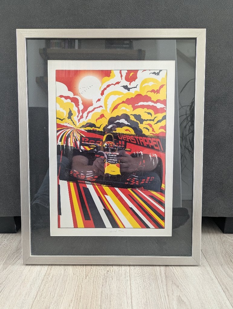 Max Verstappen 2017 (Lytho + Frame), Ophalen of Verzenden