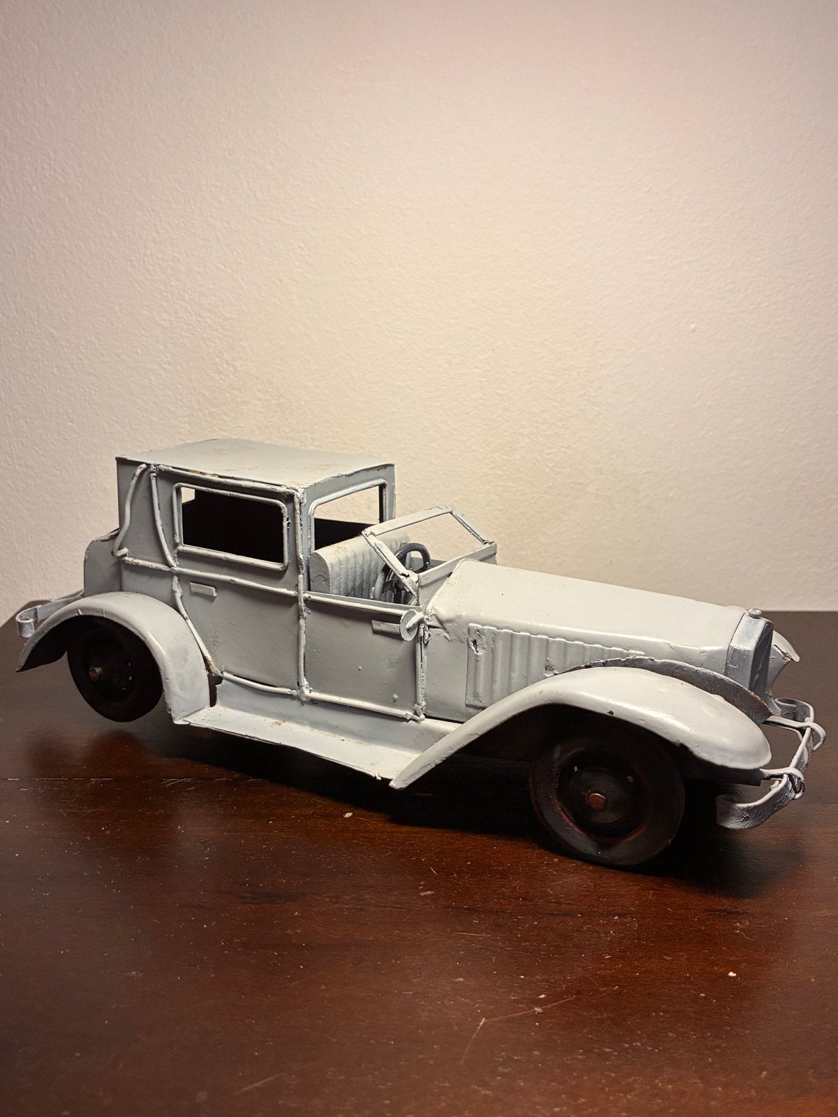 Handgemaakte metalen oldtimer modelauto, Overige merken, Gebruikt, Auto, Groter dan 1:32