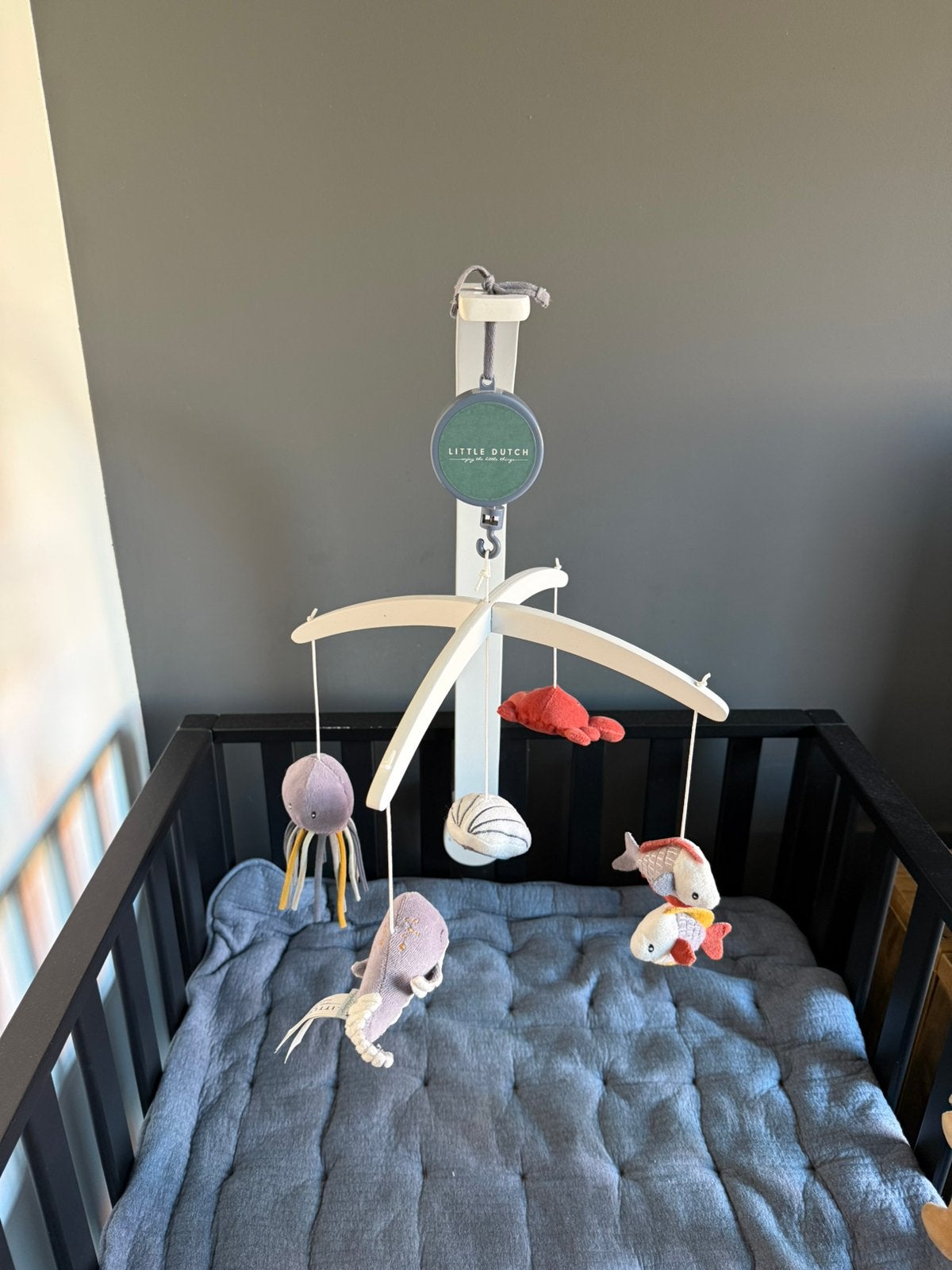 Muziekmobiel Little Dutch, Kinderen en Baby's, Ophalen of Verzenden, Zo goed als nieuw, Rond