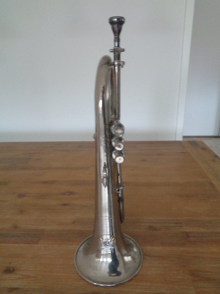 C. Mahillon Bugel (Flugelhorn) –Uniek Historisch Instrument-, Muziek en Instrumenten, Blaasinstrumenten | Hoorns, Ophalen of Verzenden