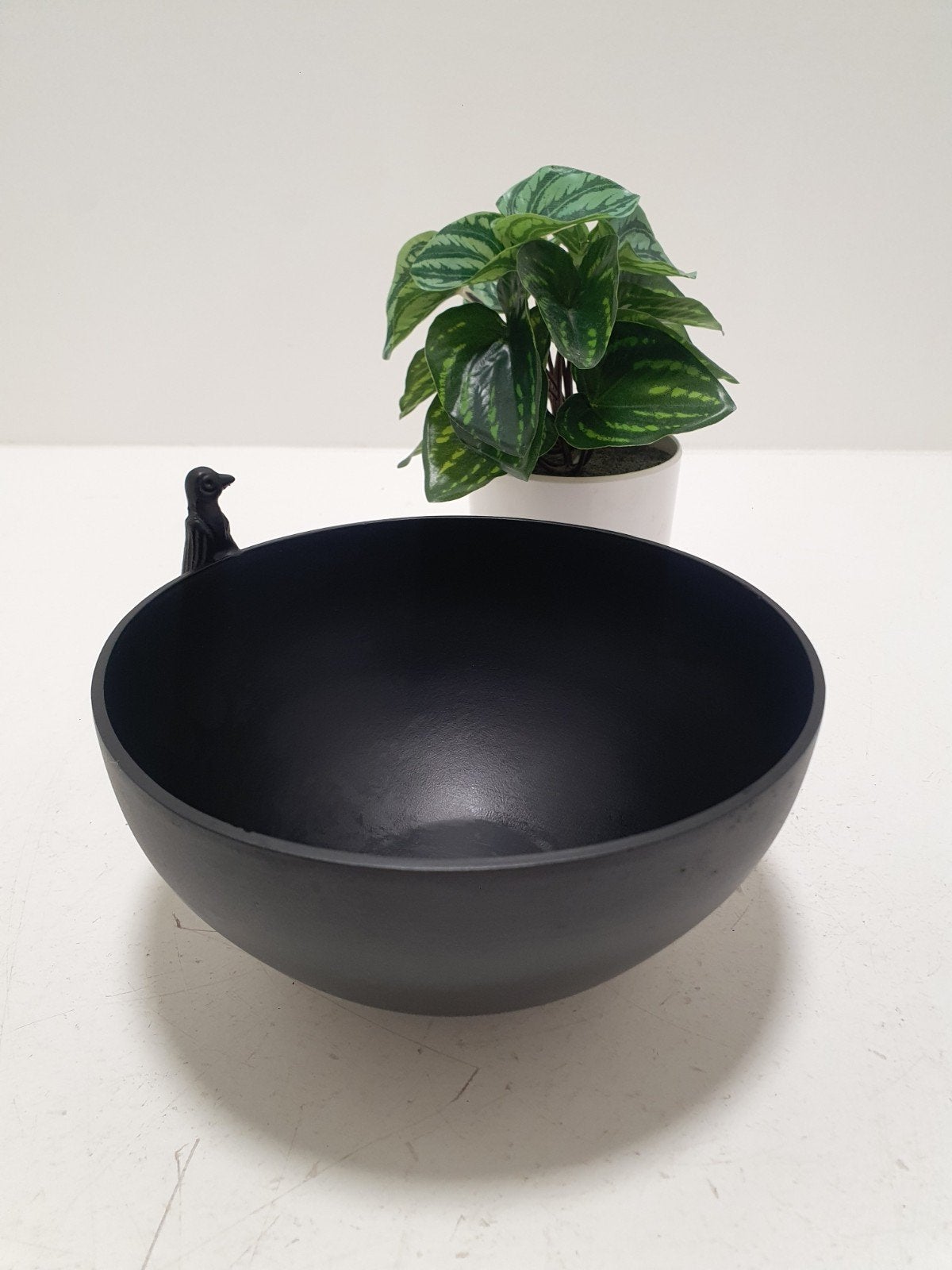 IKEA schaal met vogel. Zeldzaam, maar 1 jaar in assortiment, Schaal, Rond, Ophalen of Verzenden, Metaal