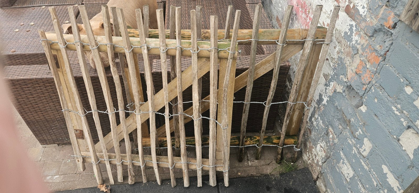3 Houten Poorten in Diverse Maten - Ideaal voor Tuin/Erf, Tuin en Terras, Met poort, Gebruikt, Ophalen of Verzenden, Tuinhek