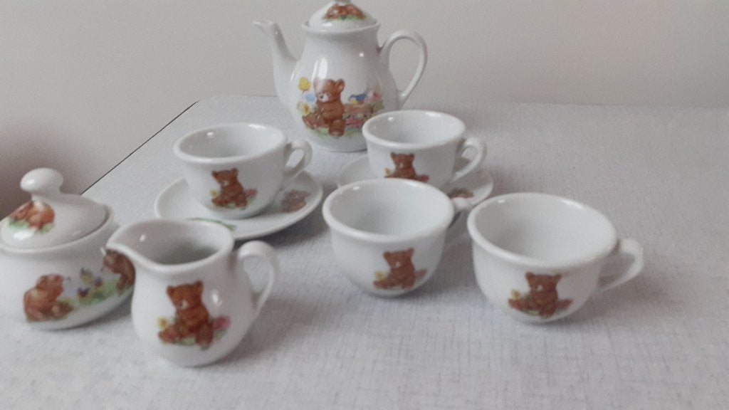 Douwe Egberts kinder serviesje, Verzamelen, Ophalen of Verzenden, Zo goed als nieuw