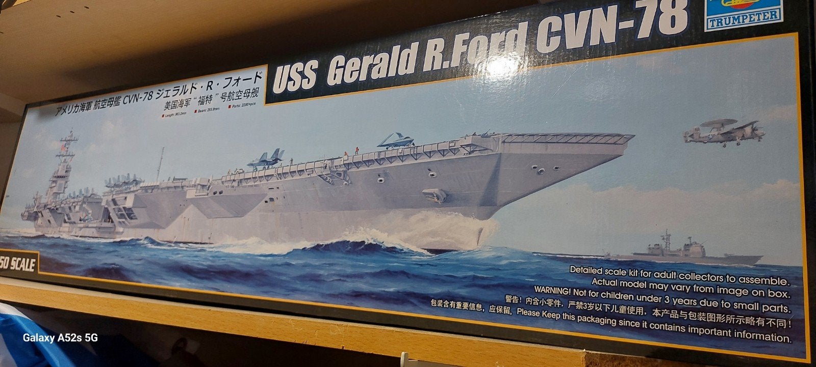 Trumpeter USS Gerald R. Ford CVN-78 Modelbouwkit, Hobby en Vrije tijd, Modelbouw | Boten en Schepen, Ophalen of Verzenden, Nieuw