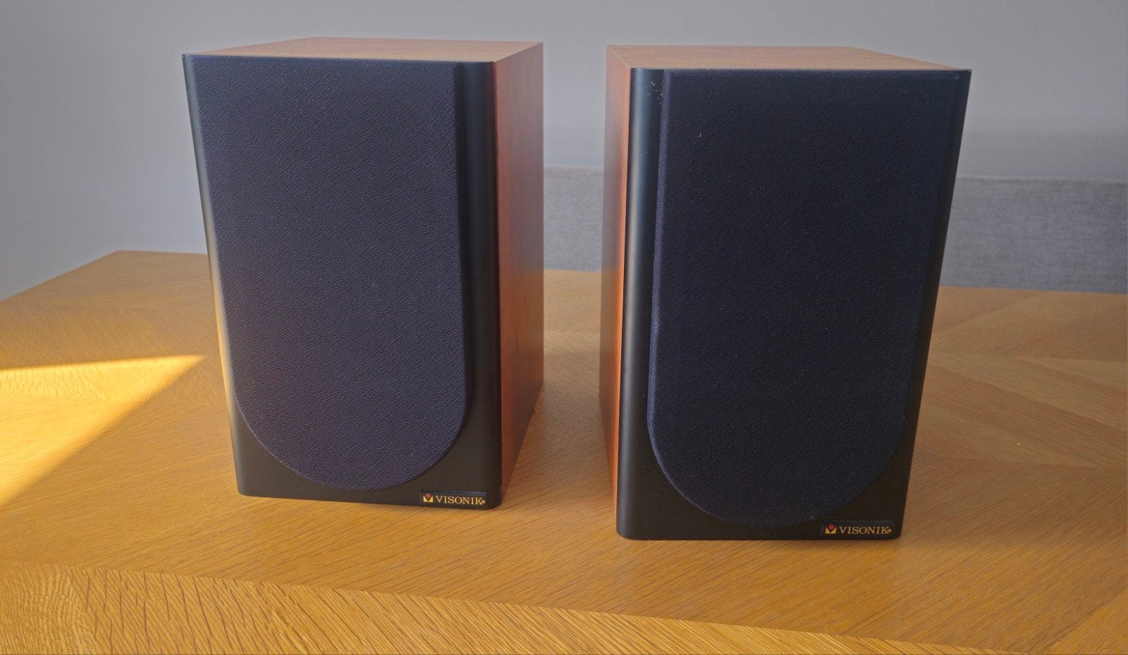 Visonik boxen vintage, Audio, Tv en Foto, Luidsprekers, Gebruikt, Minder dan 60 watt, Front, Rear of Stereo speakers, Ophalen