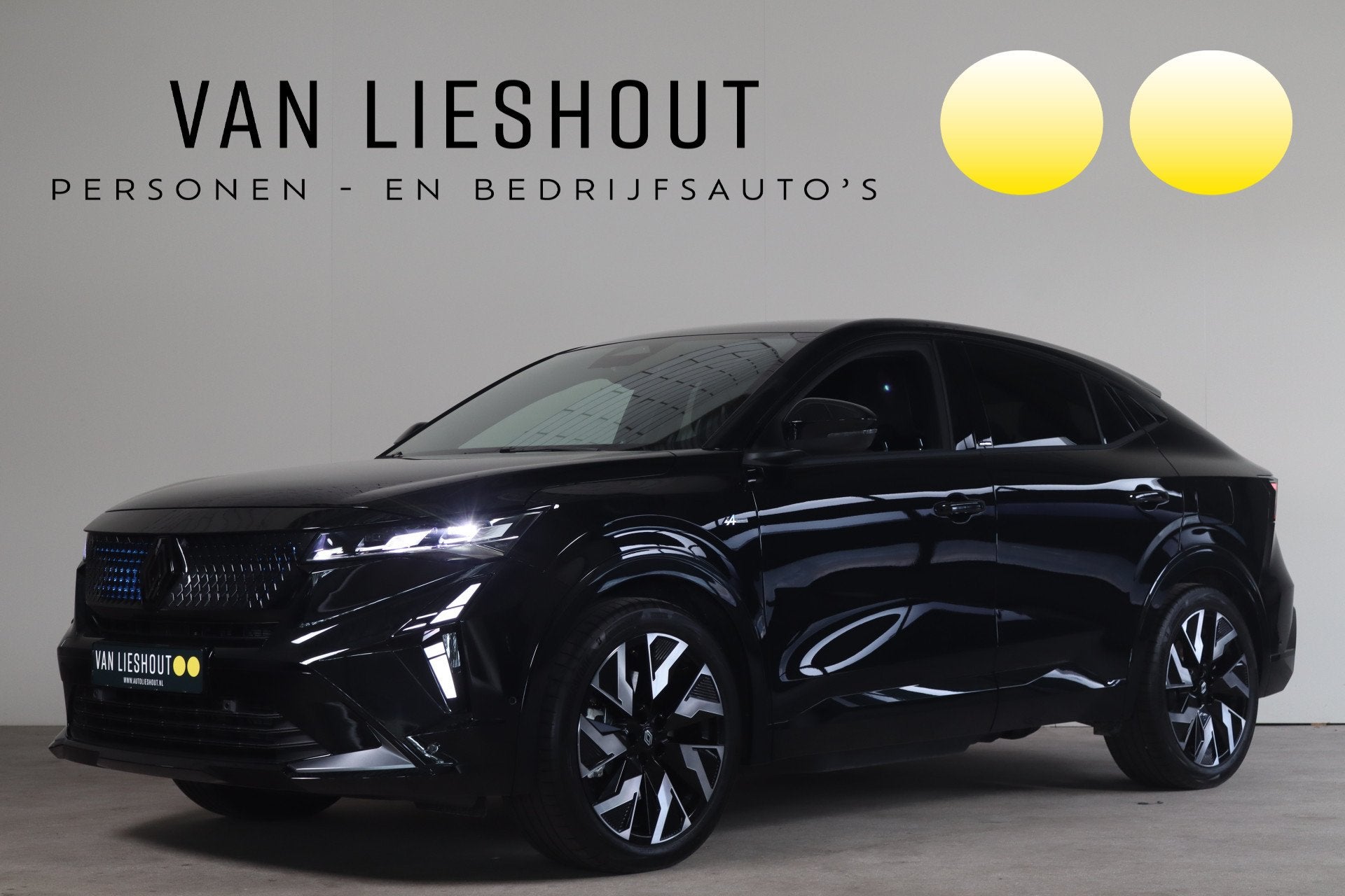 Renault Rafale 1.2 E-Tech 4x4 plug-in hybrid 300 esprit Alpi, Auto's, Renault, Automaat, Gebruikt, 1199 cc, Zwart