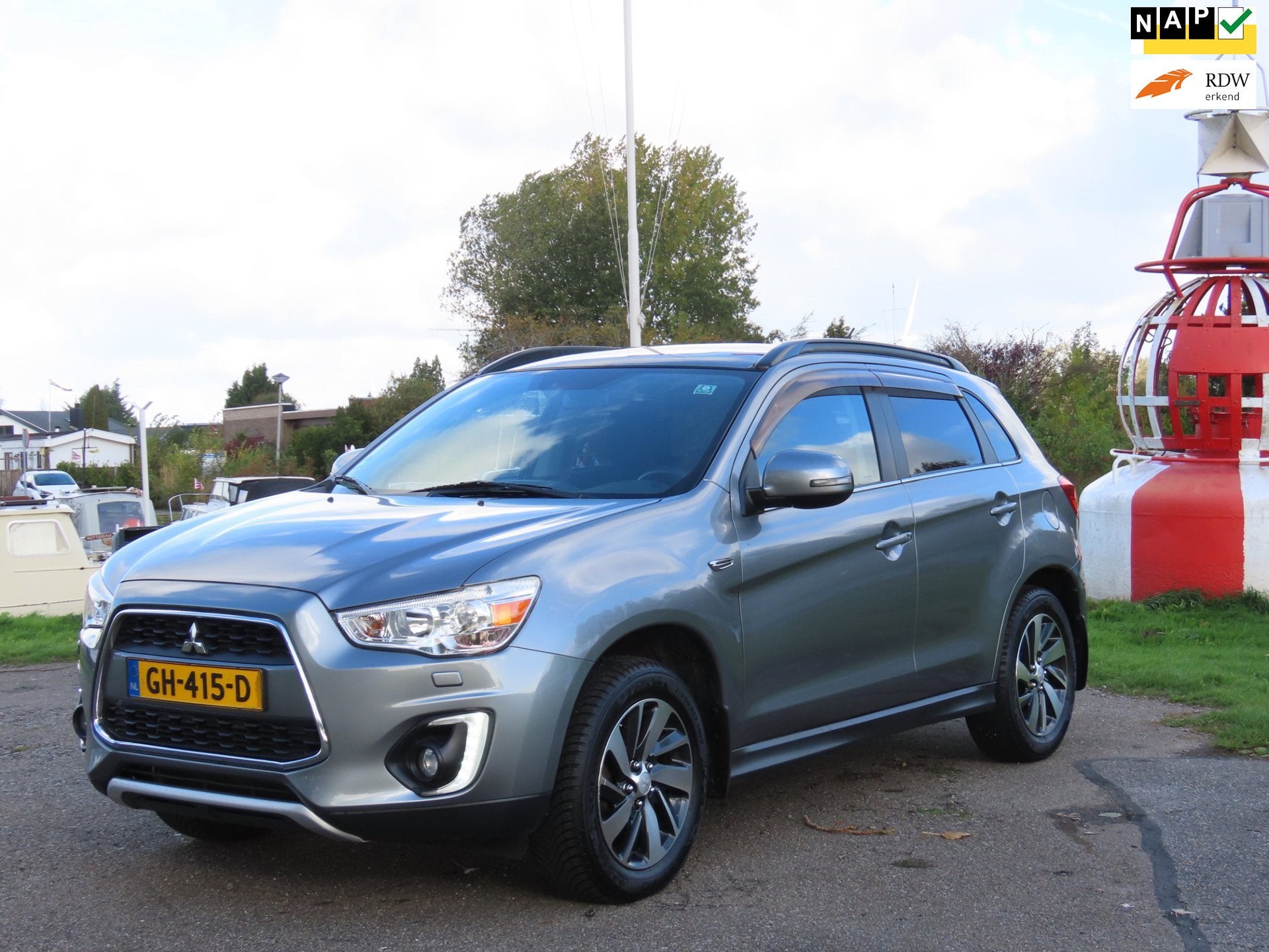 Mitsubishi ASX 1.6 Cleartec Intense+ *Camera *Navi *Cruise *, Auto's, Voorwielaandrijving, Stof, Gebruikt, Zwart