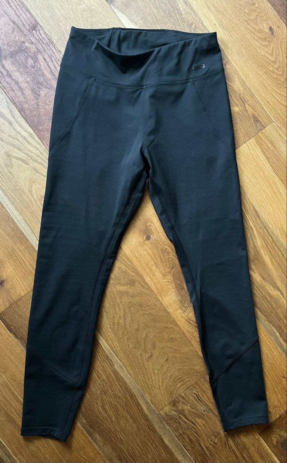 Stronger sportlegging zwart - L, Maat 38/40 (M), Verzenden, Zwart, Fitness of Aerobics