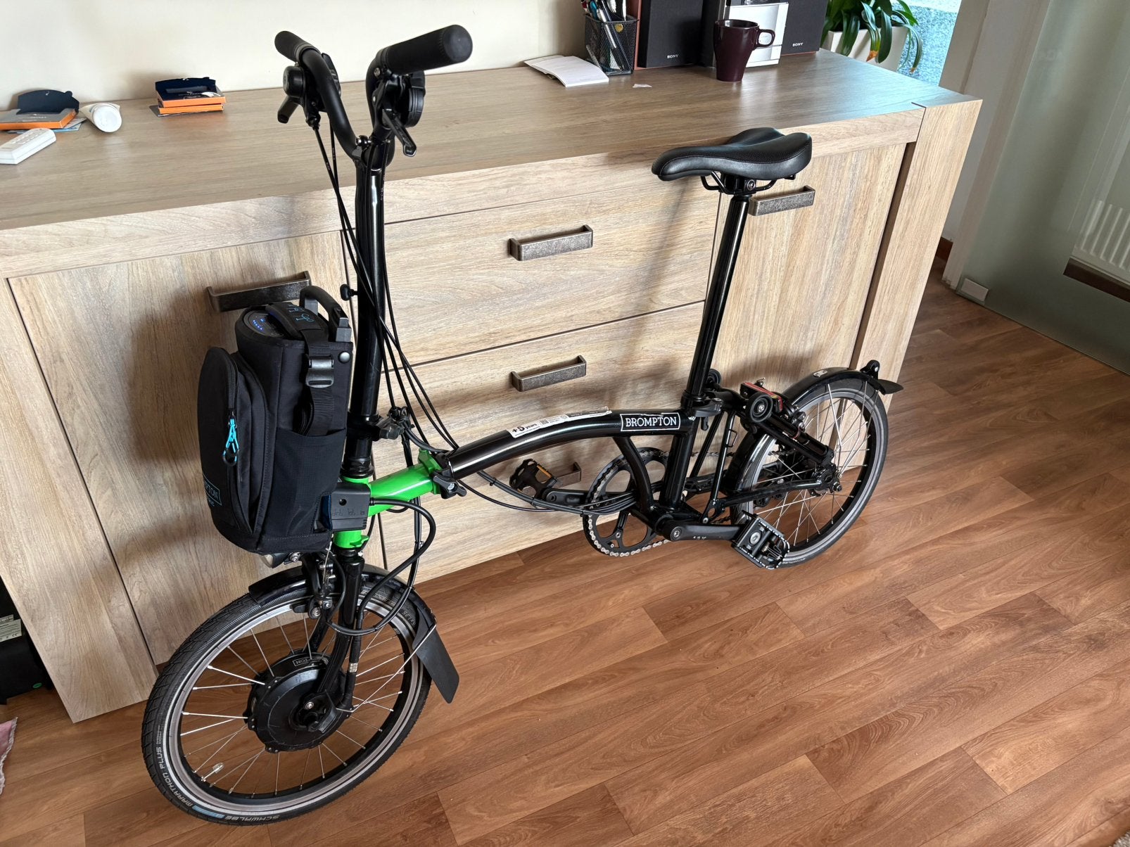 Brompton electric 6 speed, Ophalen of Verzenden, Zo goed als nieuw, 16 tot 18 inch, Brompton