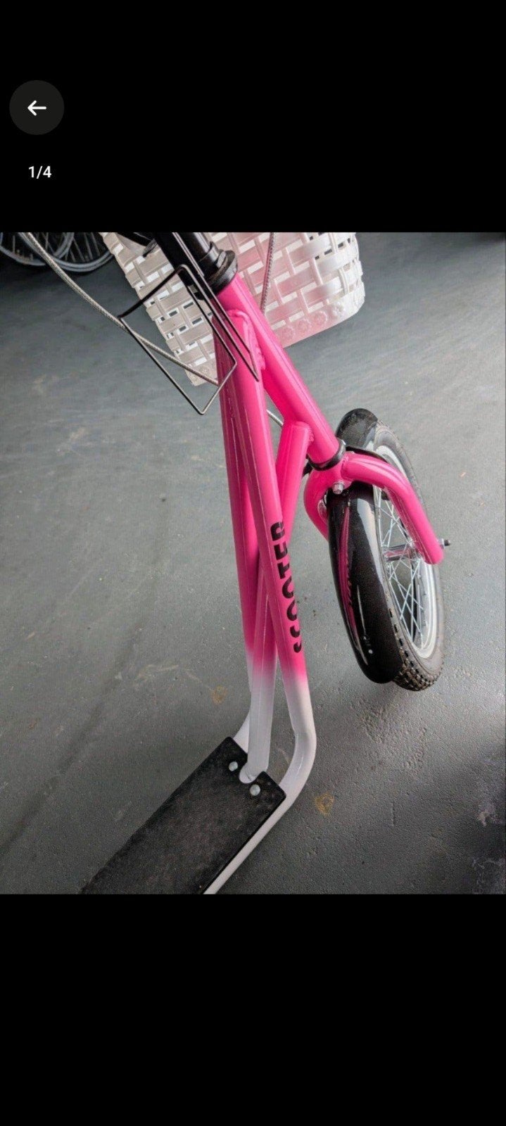 Homcom Step met Mandje - Roze/Wit, Ophalen of Verzenden, Gebruikt, Gewone step, Homcom