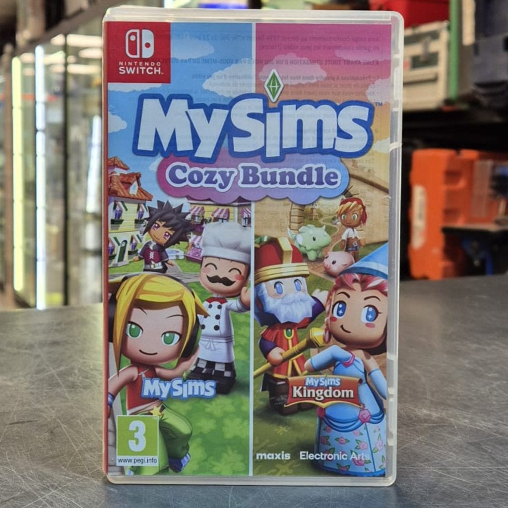 Switch Game | MySims Cozy Bundle, Nintendo, Zo goed als nieuw, Support@nintendo.com, 11-1 Hokotate-cho, Kamitoba, Minami-ku
Kyoto 601-8501
Japan