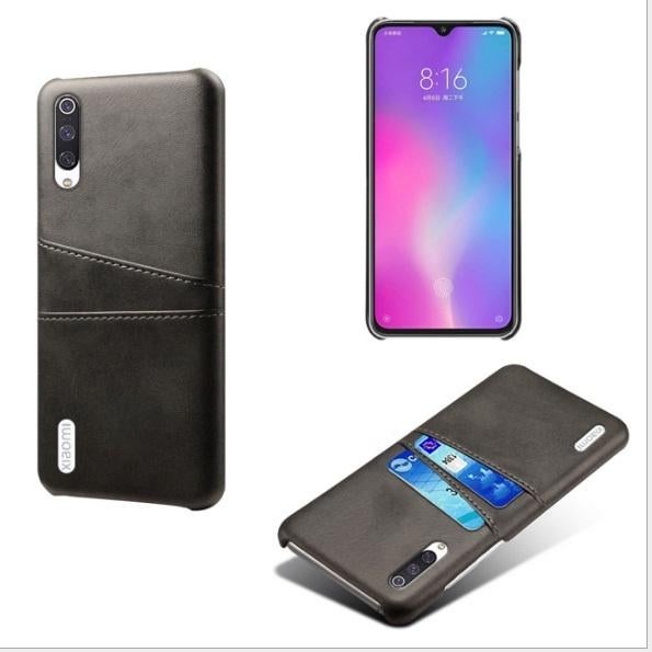 Xiaomi Mi 9 Lite Back Cover + PET Screenprotector _ Zwart, Verzenden, Nieuw, Hoesje of Tasje