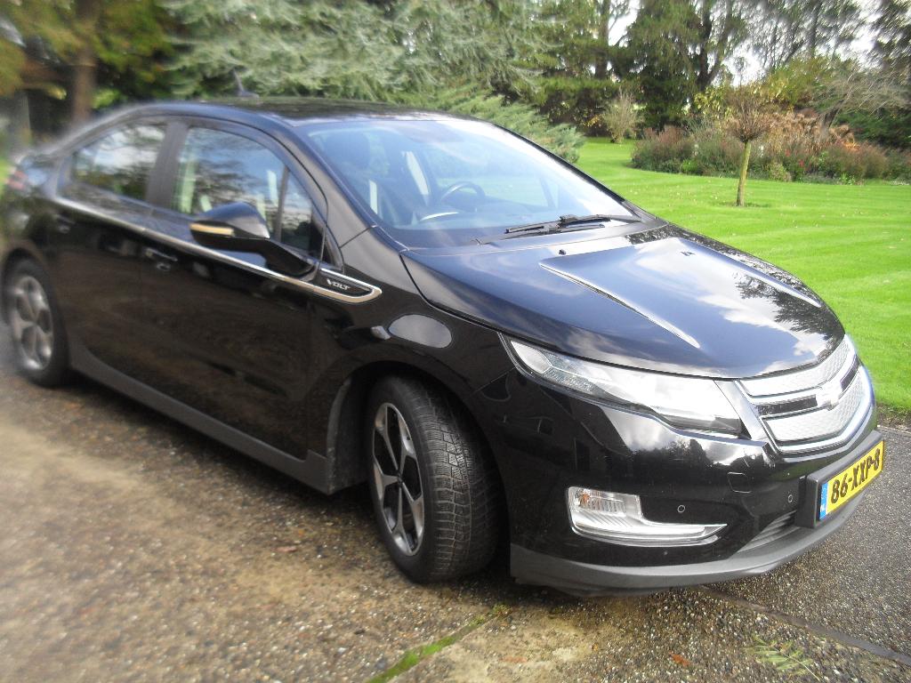 Chevrolet Volt 1.4E 2012 Zwart Stekker Hybride, Auto's, Chevrolet, 1398 cc, 4 cilinders, 4 stoelen, Zwart