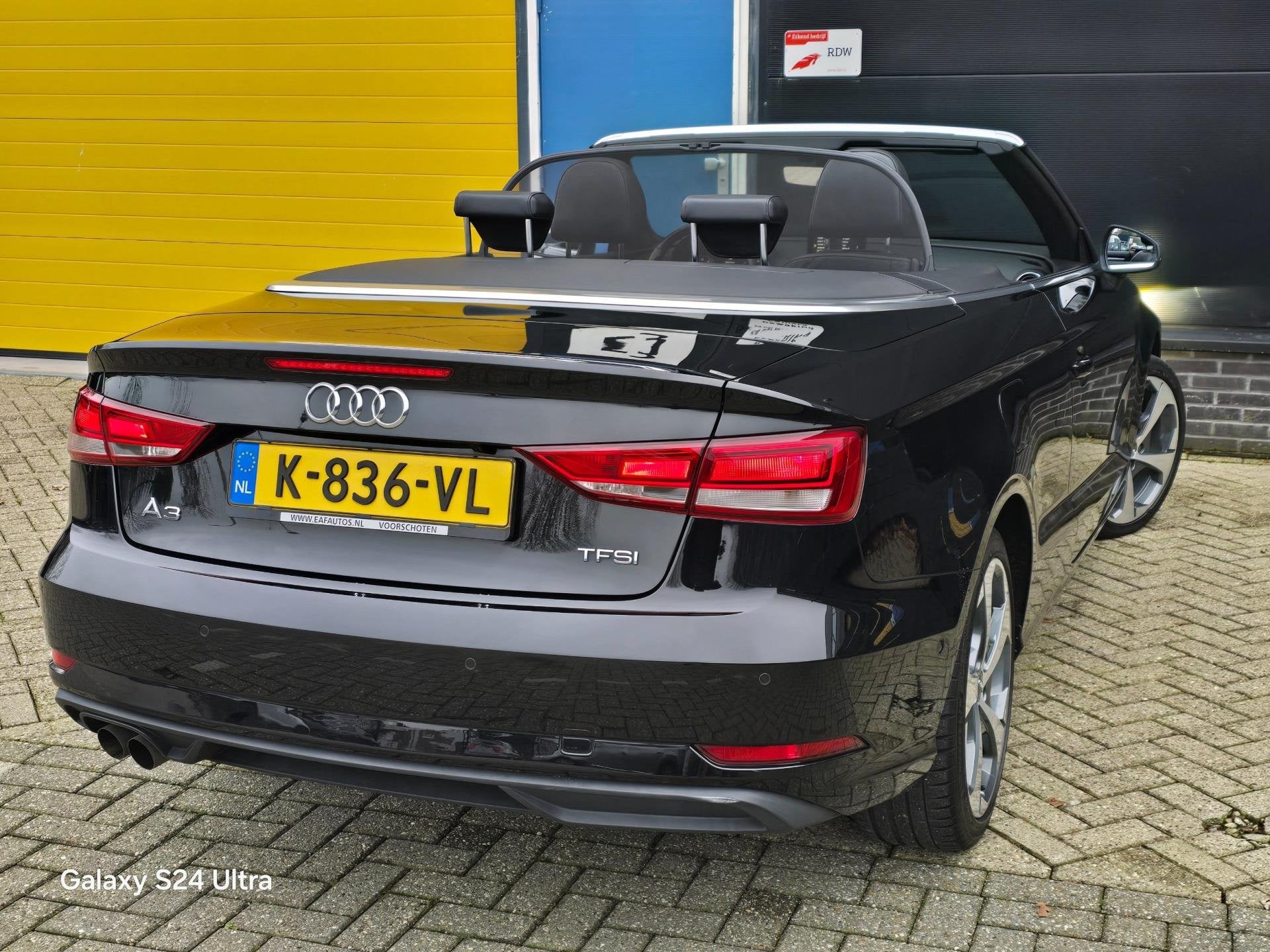 Audi A3 Cabriolet 35 TFSI CoD Advance Sport / AUT / Navi / E, Auto's, 730 kg, 4 cilinders, Zwart, Leder