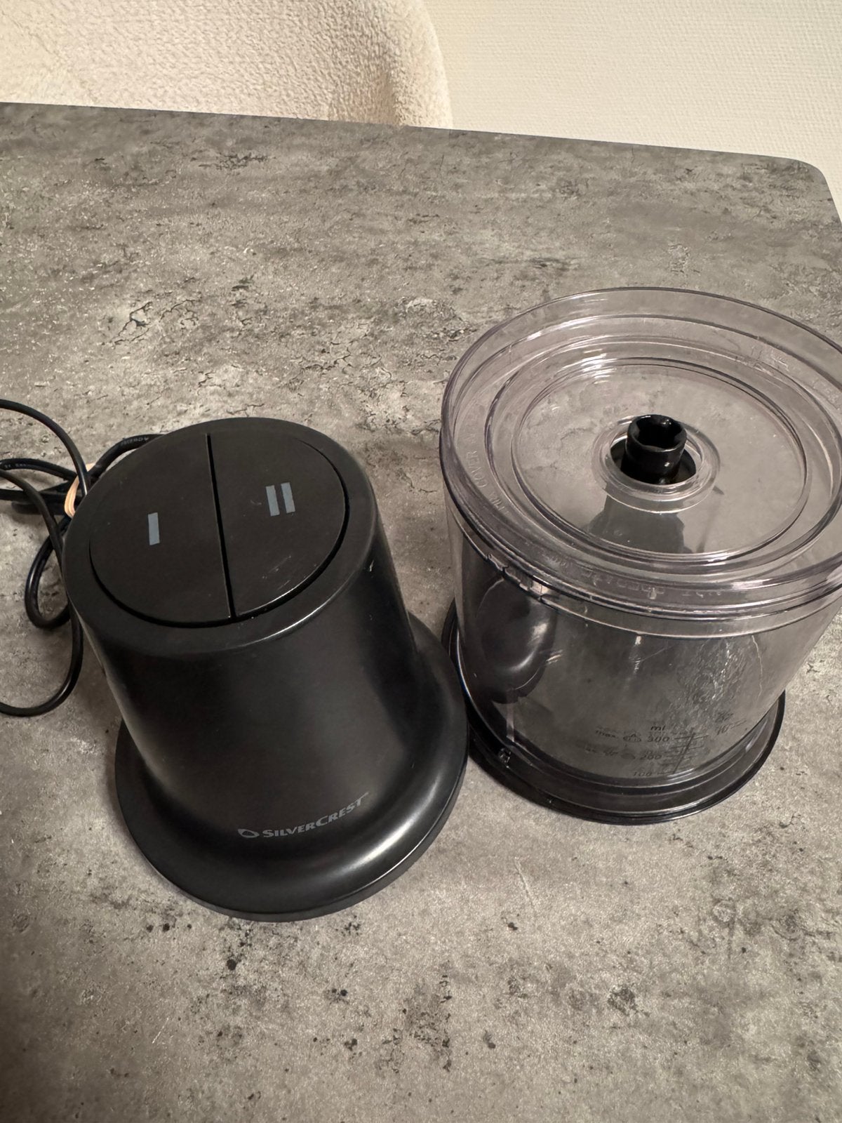 Silvercrest mini hakmolen / multihakker - Zwart - 260W, Ophalen, Zo goed als nieuw