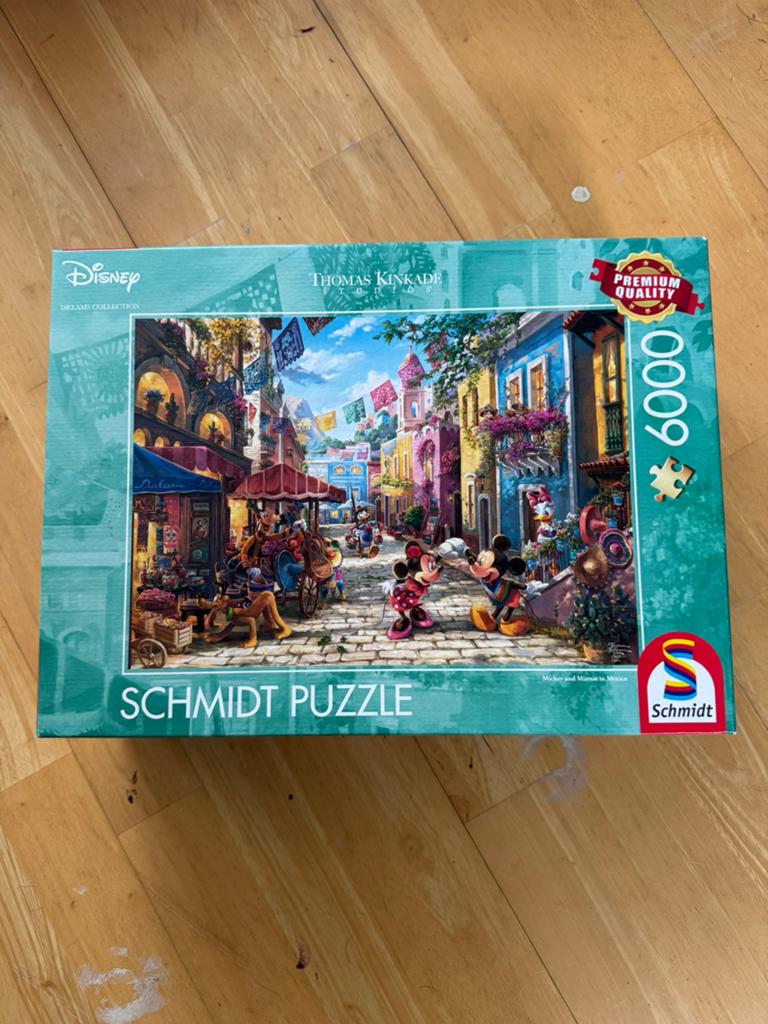 Thomas kinkade puzzel disney 6000 stukjes, Ophalen of Verzenden, Minder dan 500 stukjes, Zo goed als nieuw