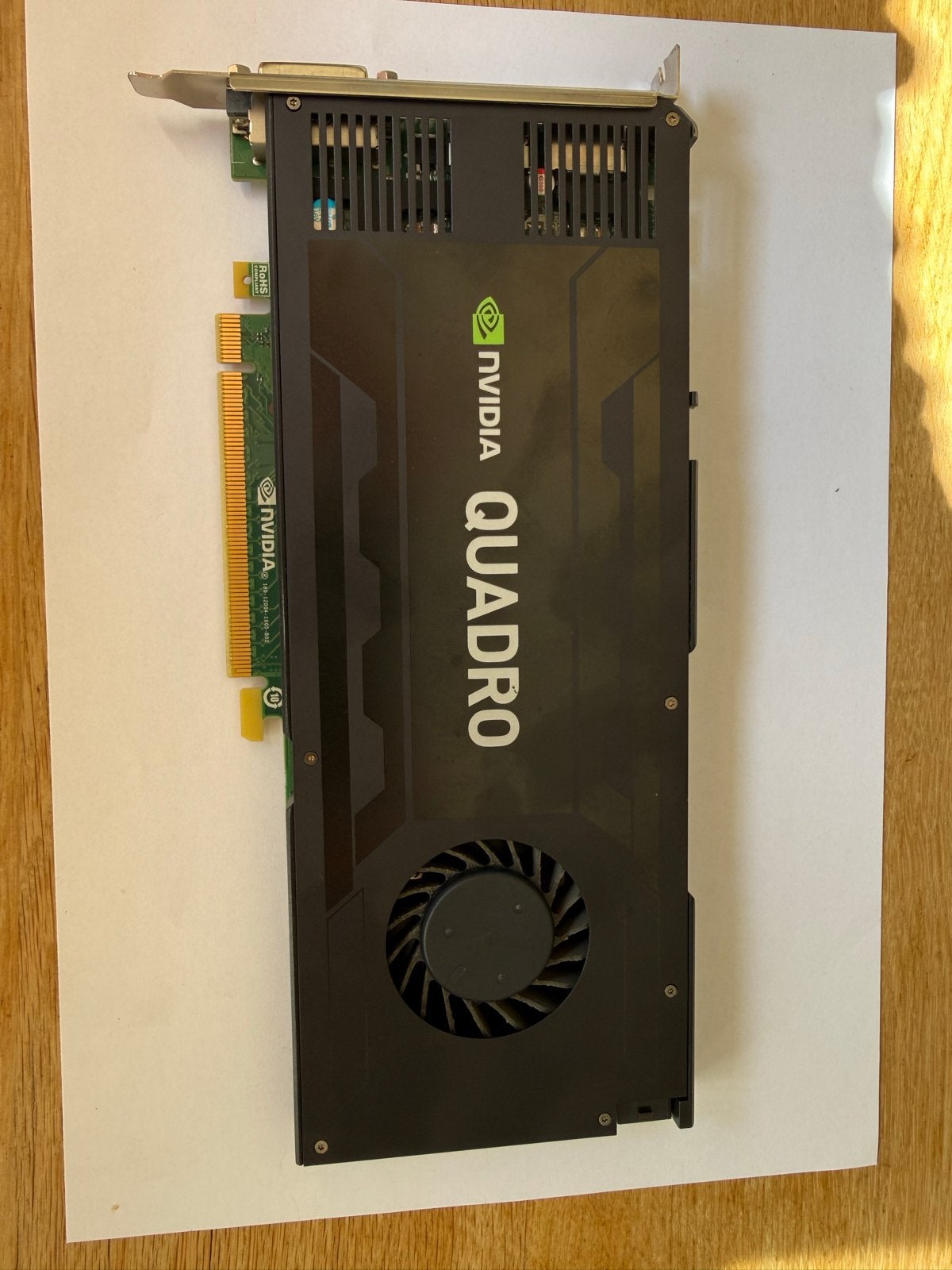 Nvidia Quadro K4000 3GB GDDR5 Grafische Kaart, Computers en Software, Gebruikt, PCI-Express 2, DisplayPort, Ophalen of Verzenden
