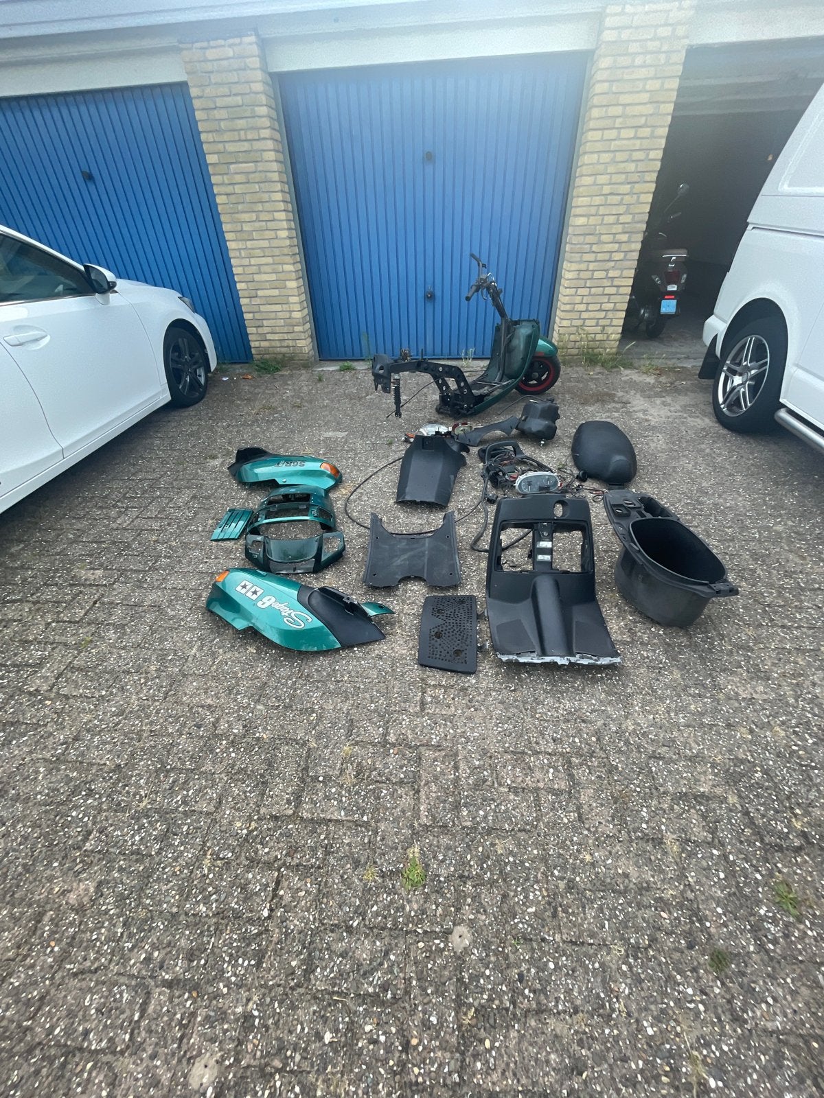 Piaggio skipper Scooter Onderdelen - Frame, Kappen, Zadel, Ophalen of Verzenden, Gebruikt, Overige typen, Piaggio