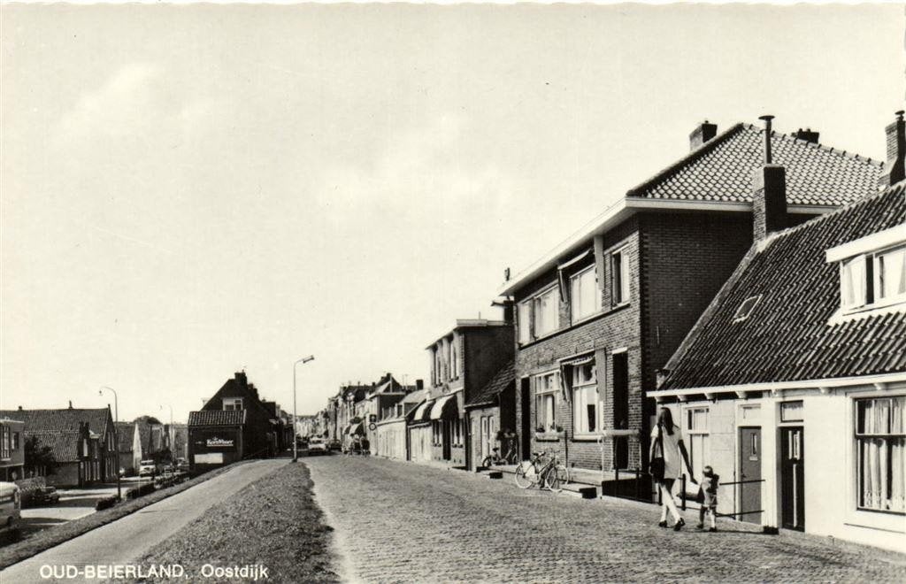 Oud-Beierland, Oostdijk - Oud-Beijerland - ongelopen, Ophalen of Verzenden, 1960 tot 1980, Ongelopen, Zuid-Holland
