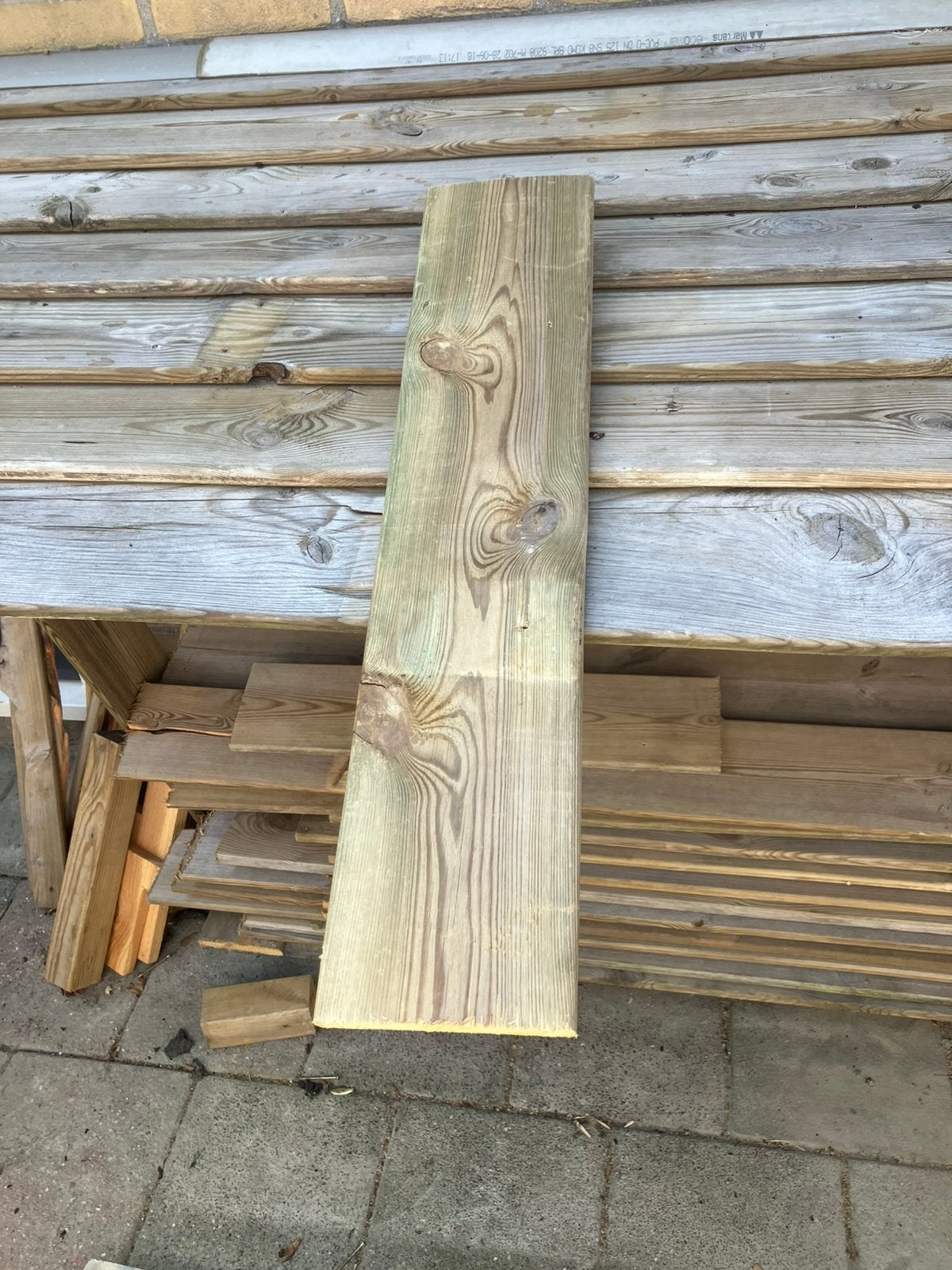 Planken, Tuin en Terras, Ophalen, Gebruikt, Minder dan 180 cm, Planken