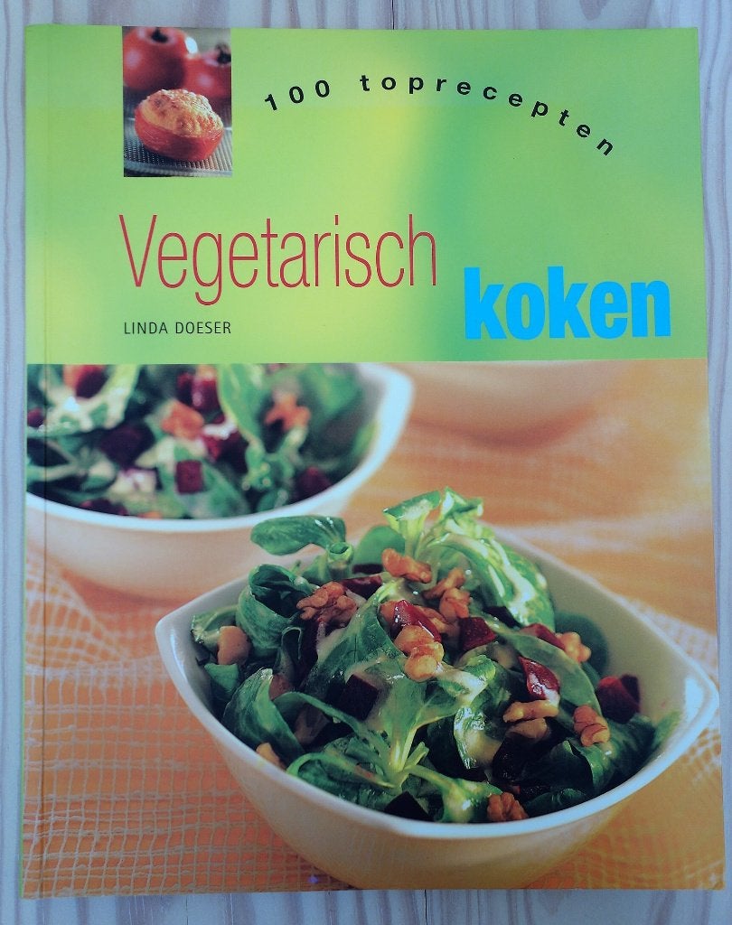 Vegetarisch koken; 100 toprecepten, €6 incl verzenden, Vegetarisch, Hoofdgerechten, Zo goed als nieuw, Linda Doeser