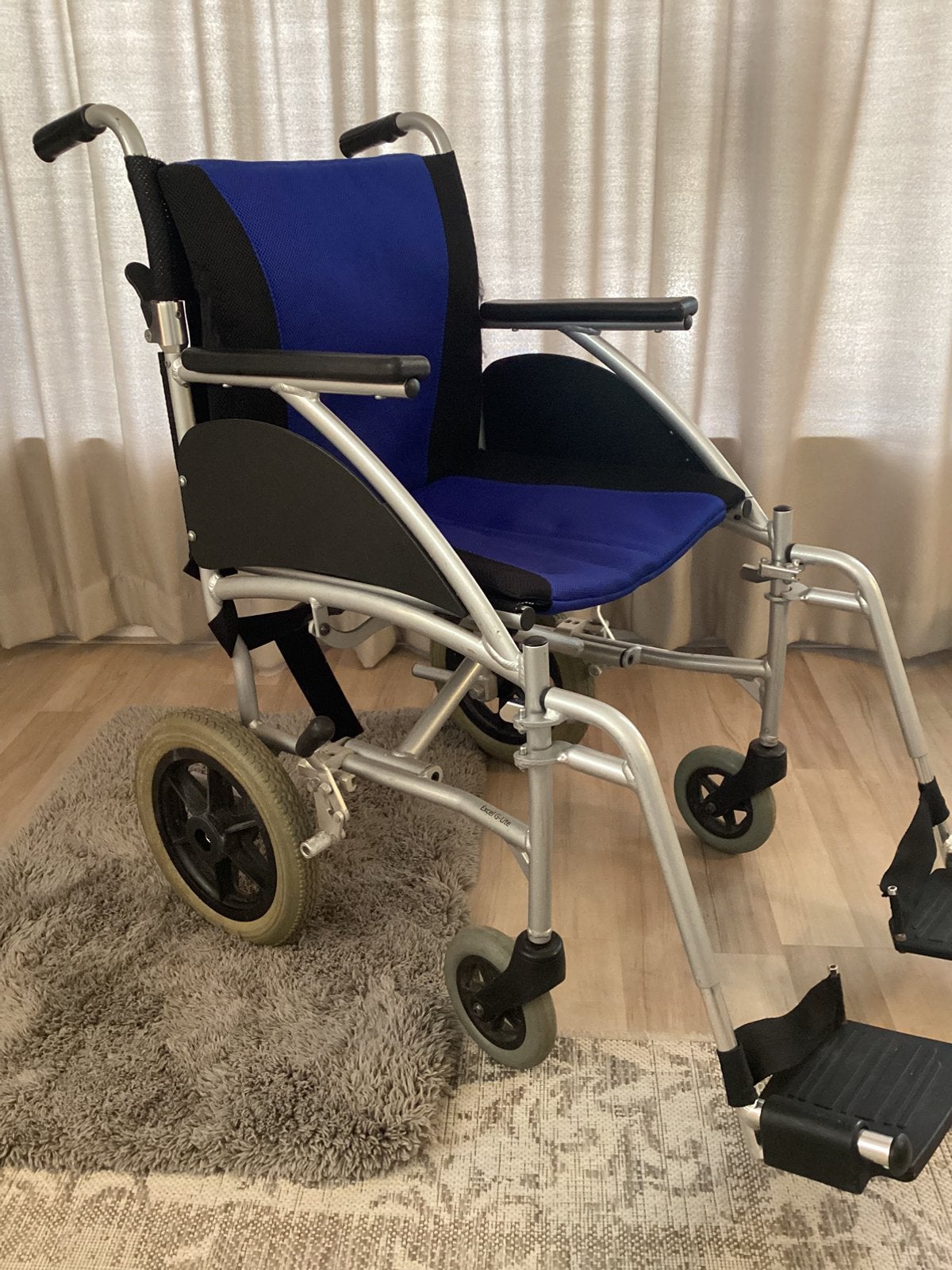 Lichtgewicht Excel G-Lite rolstoel, Diversen, Rolstoelen, Ophalen, Inklapbaar, Duwrolstoel