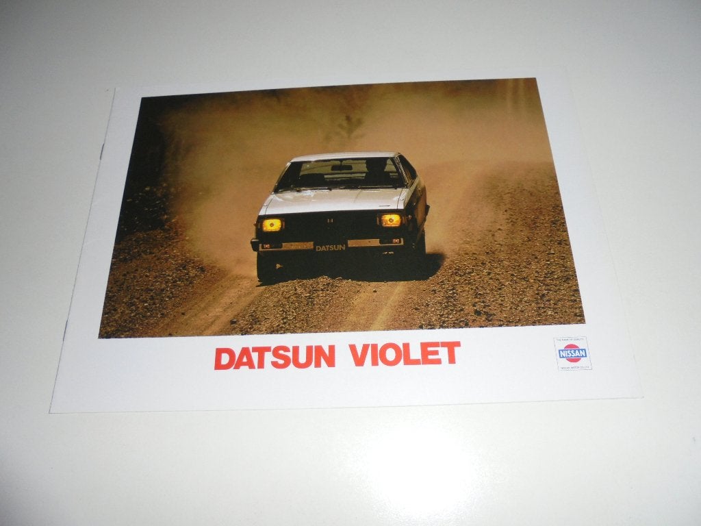 brochure Datsun Violet  1980, Ophalen of Verzenden, Nieuw, Overige merken