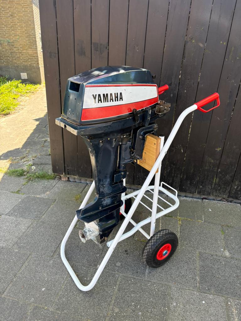Yamaha 9,9 pk 2 takt korstaart buitenboordmotor boot motor., Watersport en Boten, Buiten- en Binnenboordmotoren, Ophalen, Gebruikt