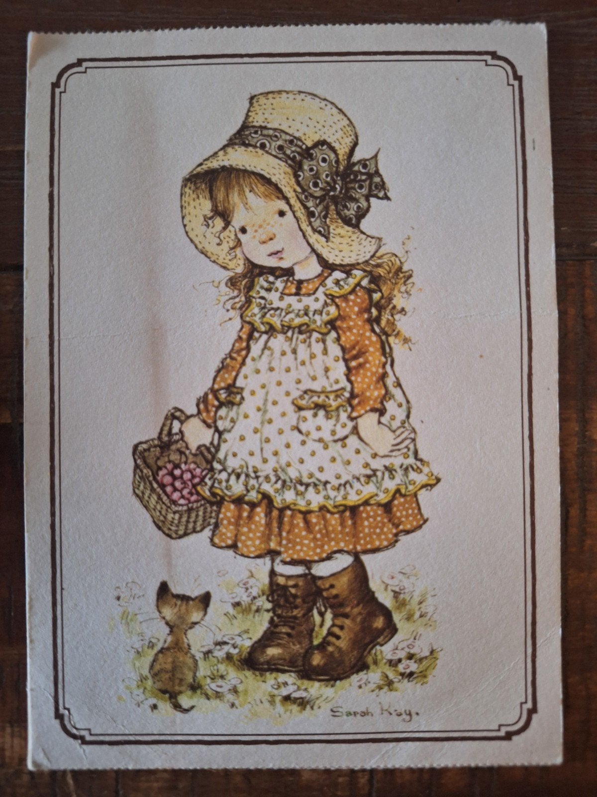 Vintage Ansichtkaart - Sarah Kay, Ophalen of Verzenden, Gelopen, Kinderen