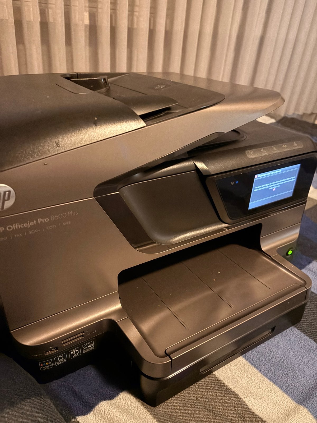 HP OfficeJet Pro 8600 Plus All-in-One Printer (geen inkt), Gebruikt, Faxen, Inkjetprinter, All-in-one