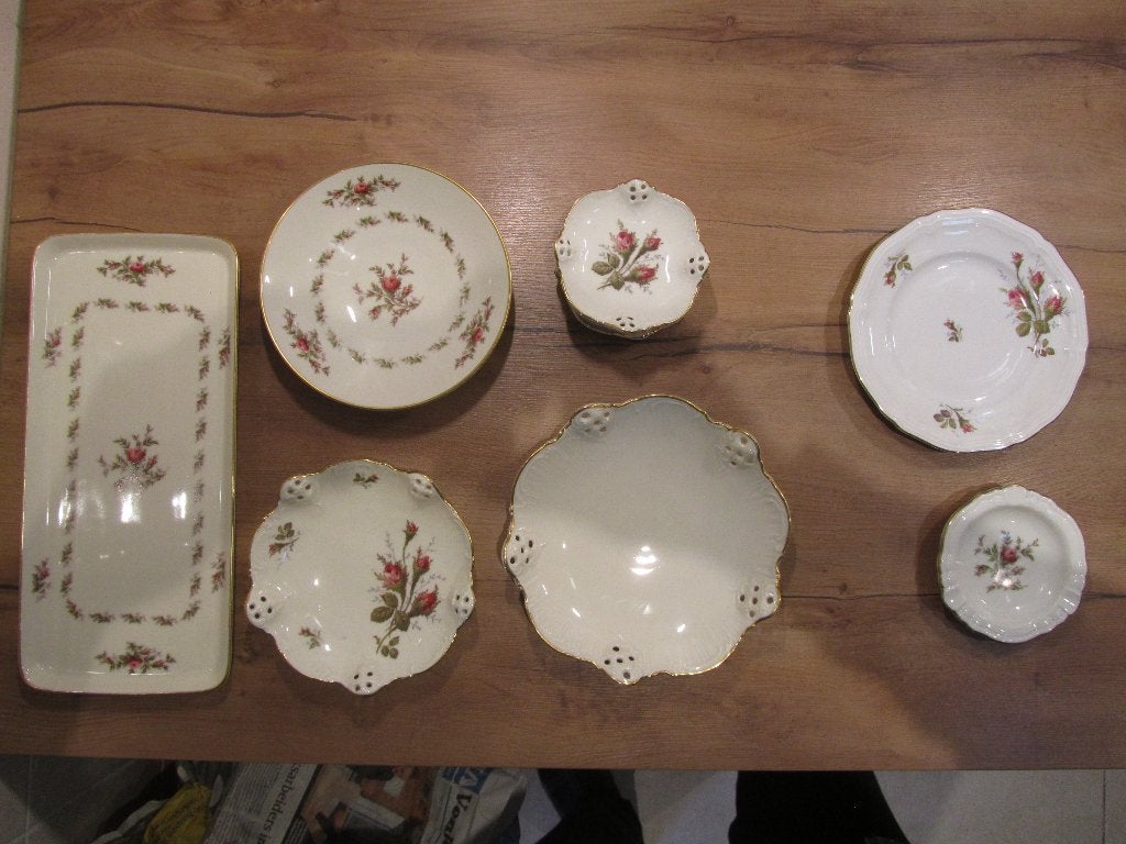 Moosrose Rosenthal serviesdelen, Overige typen, Ophalen of Verzenden, Zo goed als nieuw, Overige stijlen