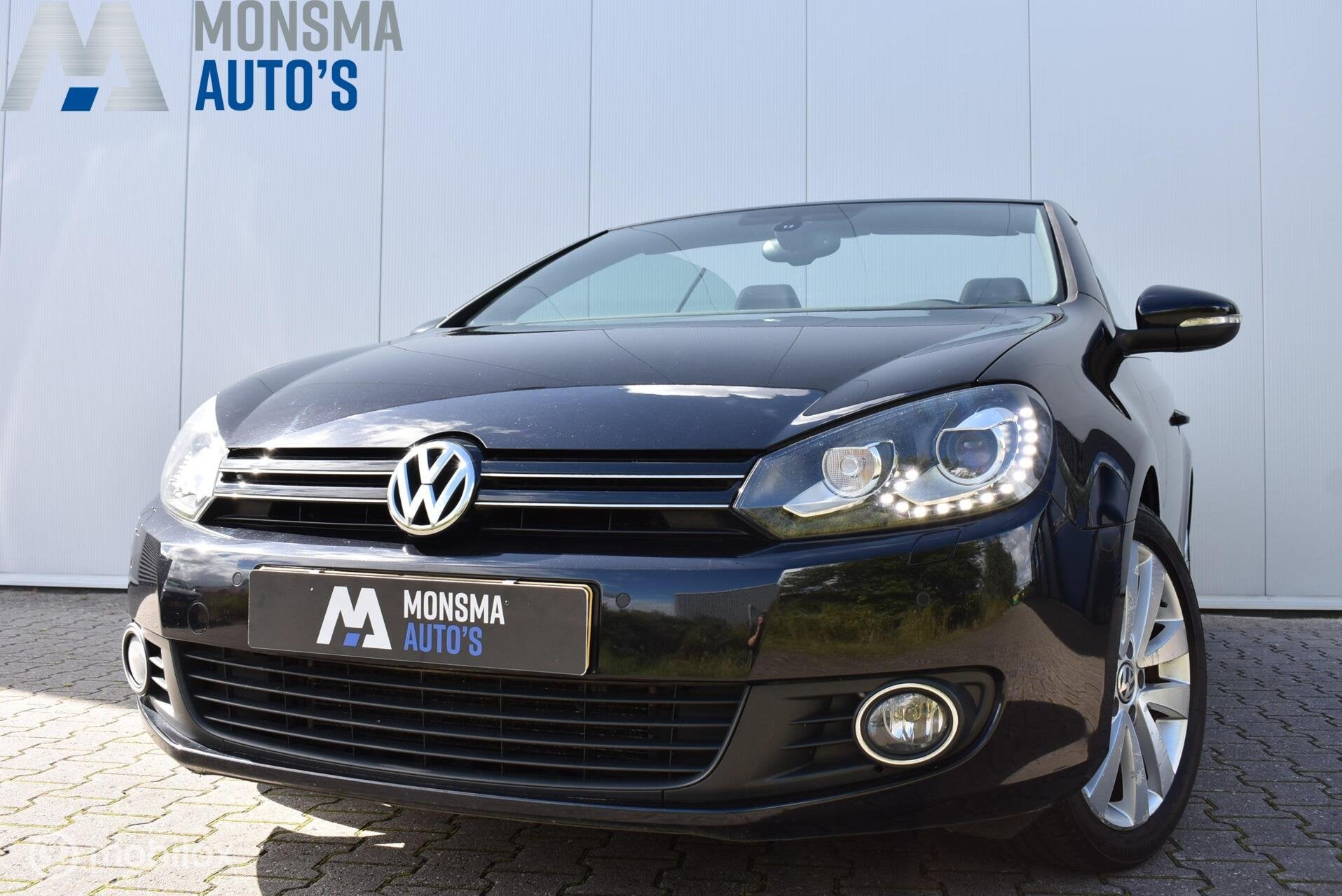 VW Golf Cabrio 1.2 TSI Highline Xenon Leder Navi Camera Stoe, Voorwielaandrijving, Euro 5, Zwart, 4 cilinders