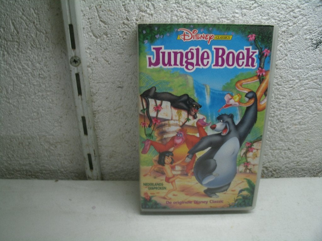 vhs 201a jungle boek ned gespr, Cd's en Dvd's, VHS | Kinderen en Jeugd, Alle leeftijden, Ophalen of Verzenden, Gebruikt