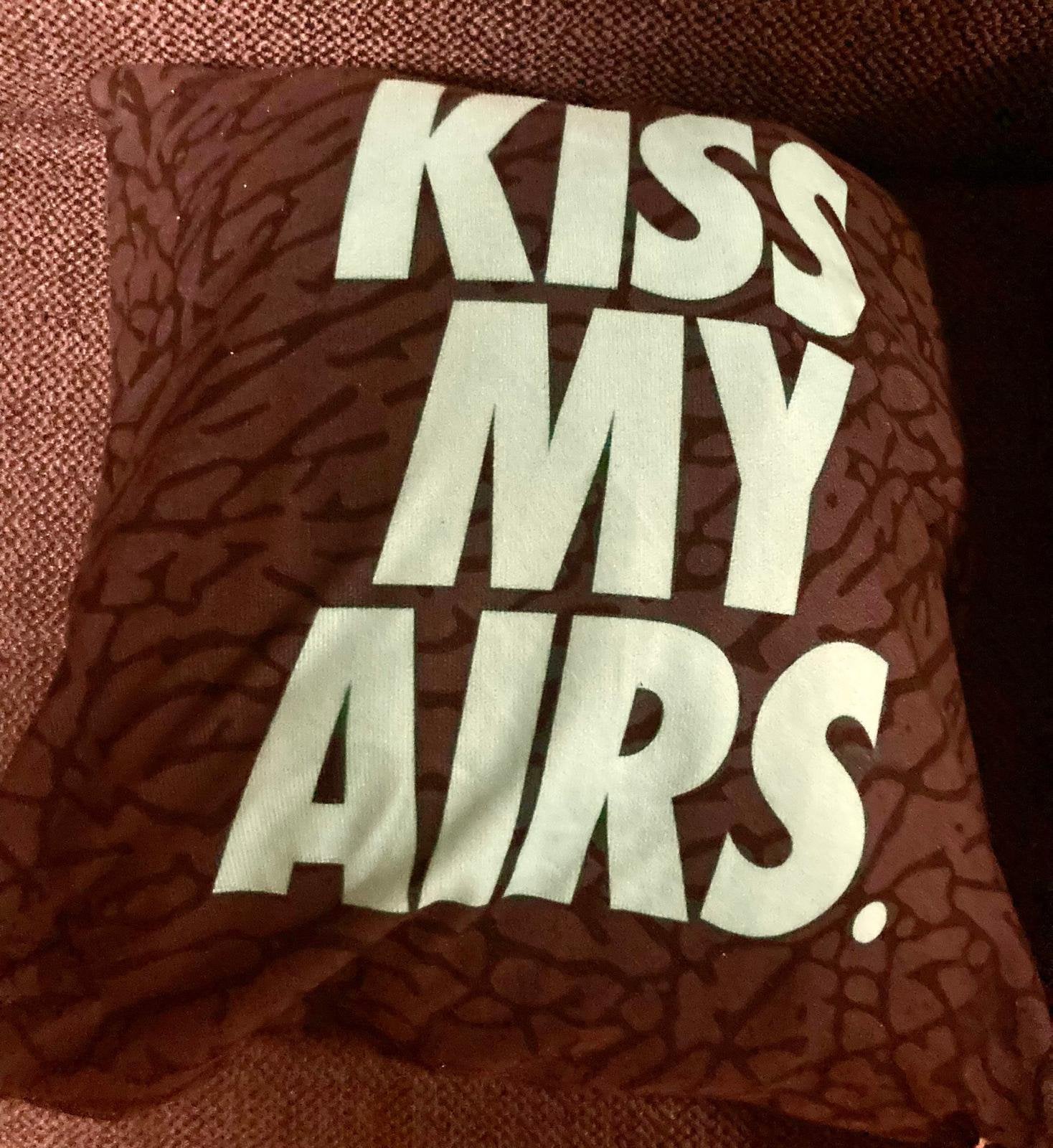 Nike Atmos Kiss my airs softfoam kussen, Overige merken, Gebruikt, Zwart, Met print