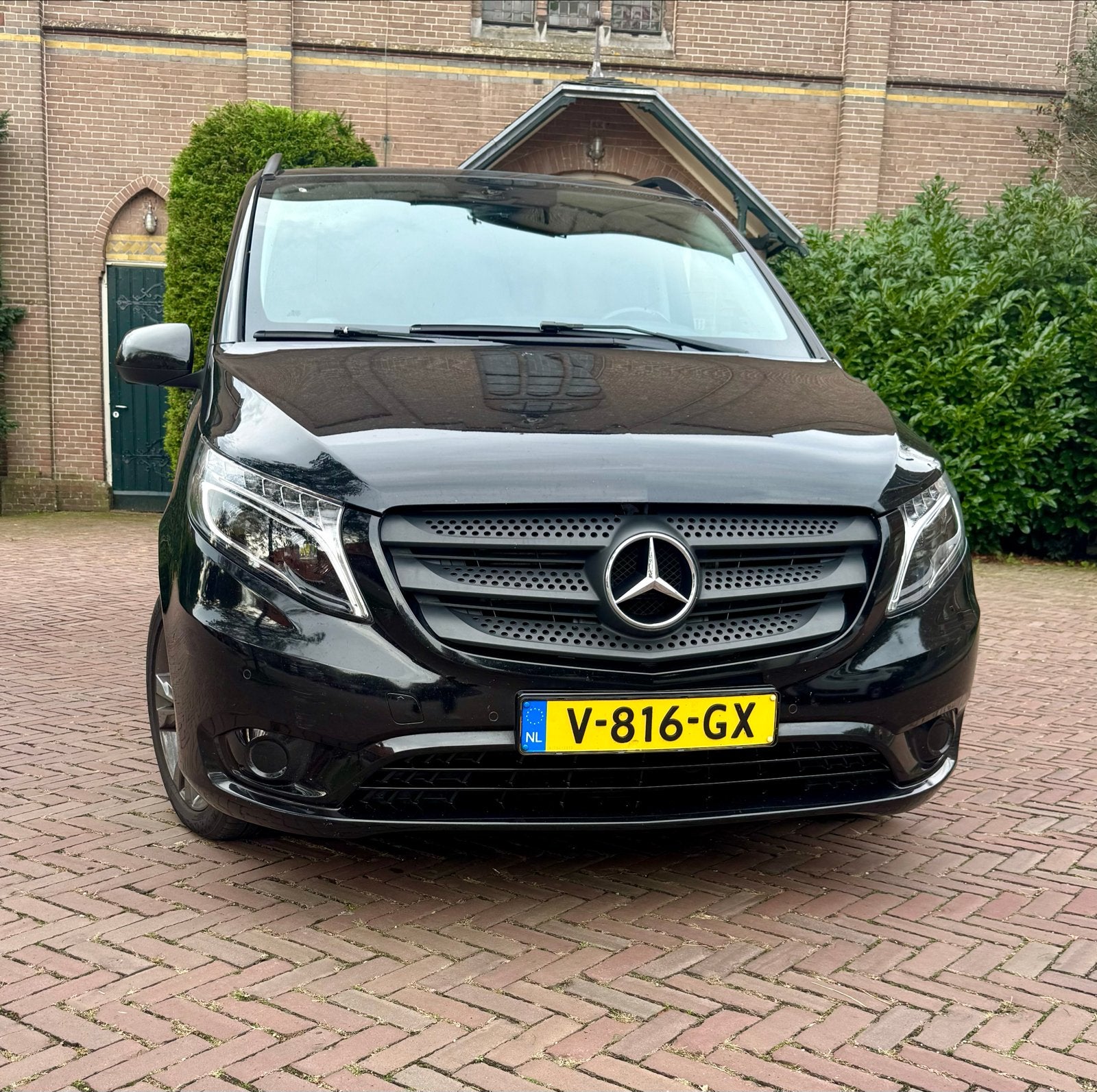 Mercedes-Benz Vito 119 lang 5persoonsI Btw I Trekhaak I Leer, Auto's, Automaat, Achterwielaandrijving, Lane Keeping Assist, Zwart