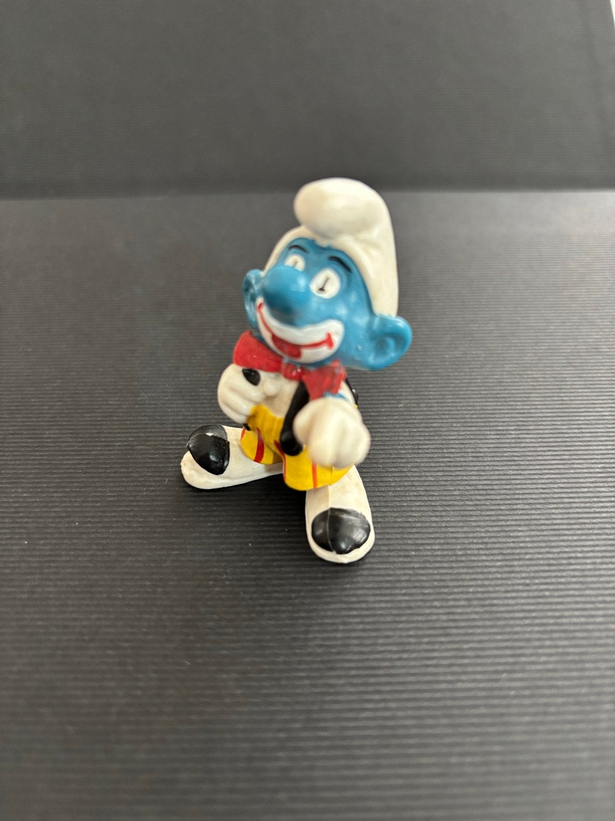 Zeldzame Vintage Smurf Clown Schleich jaren 70, Verzamelen, Ophalen of Verzenden, Gebruikt, Lolsmurf, Poppetje, Figuurtje of Knuffel