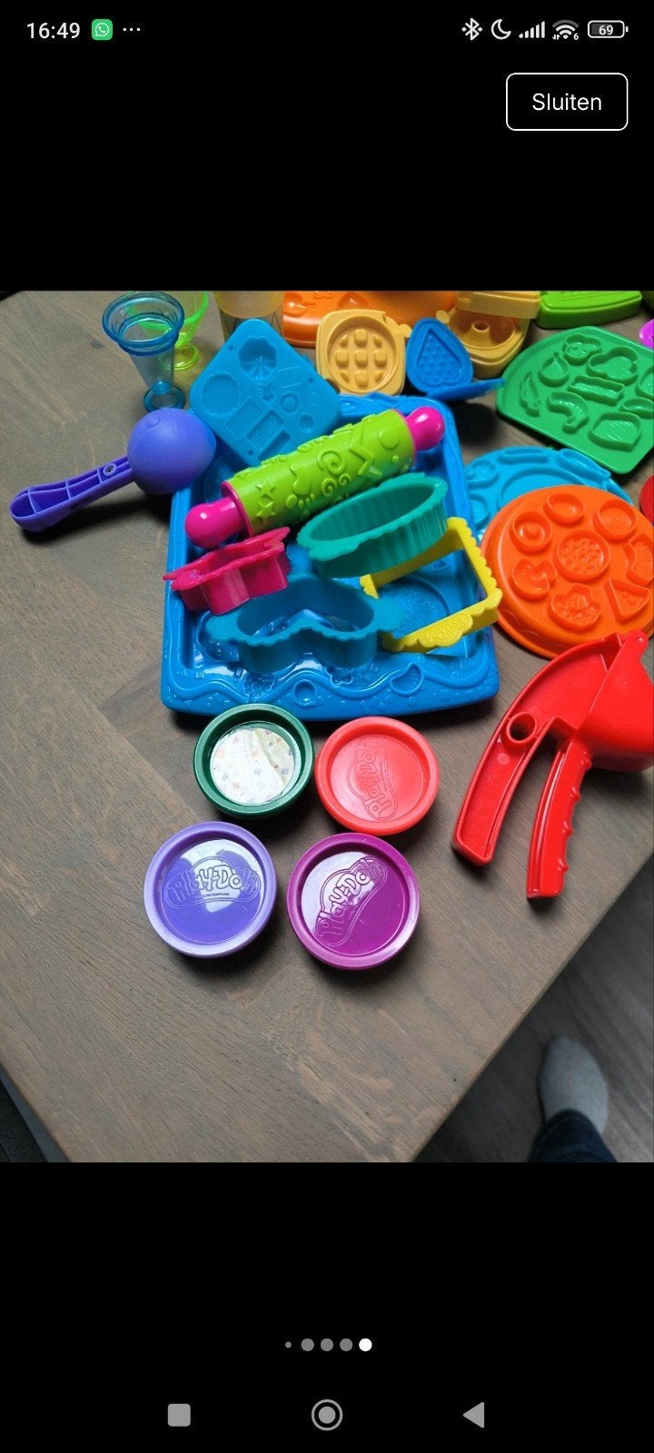 Grote Play-Doh bakkersset met veel accessoires en klei, Ophalen of Verzenden, Gebruikt, Jongen of Meisje