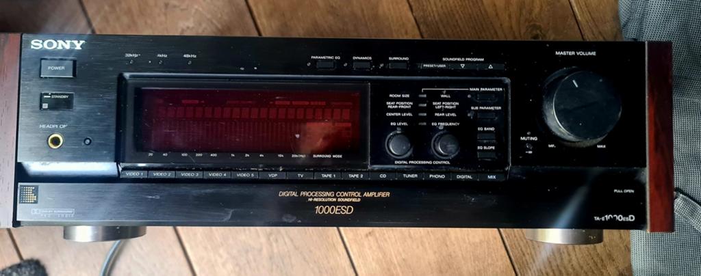 Sony Digital Processing Control Amplifier 1000ESD, Audio, Tv en Foto, Versterkers en Receivers, Gebruikt, Overige systemen, 120 watt of meer