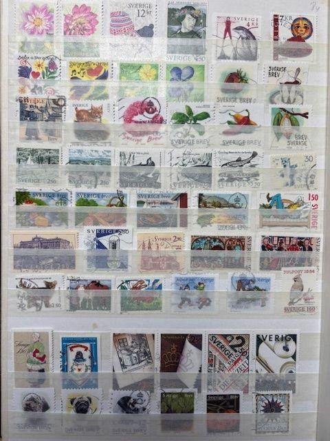 postzegels zweden, Ophalen of Verzenden, Zweden, Gestempeld