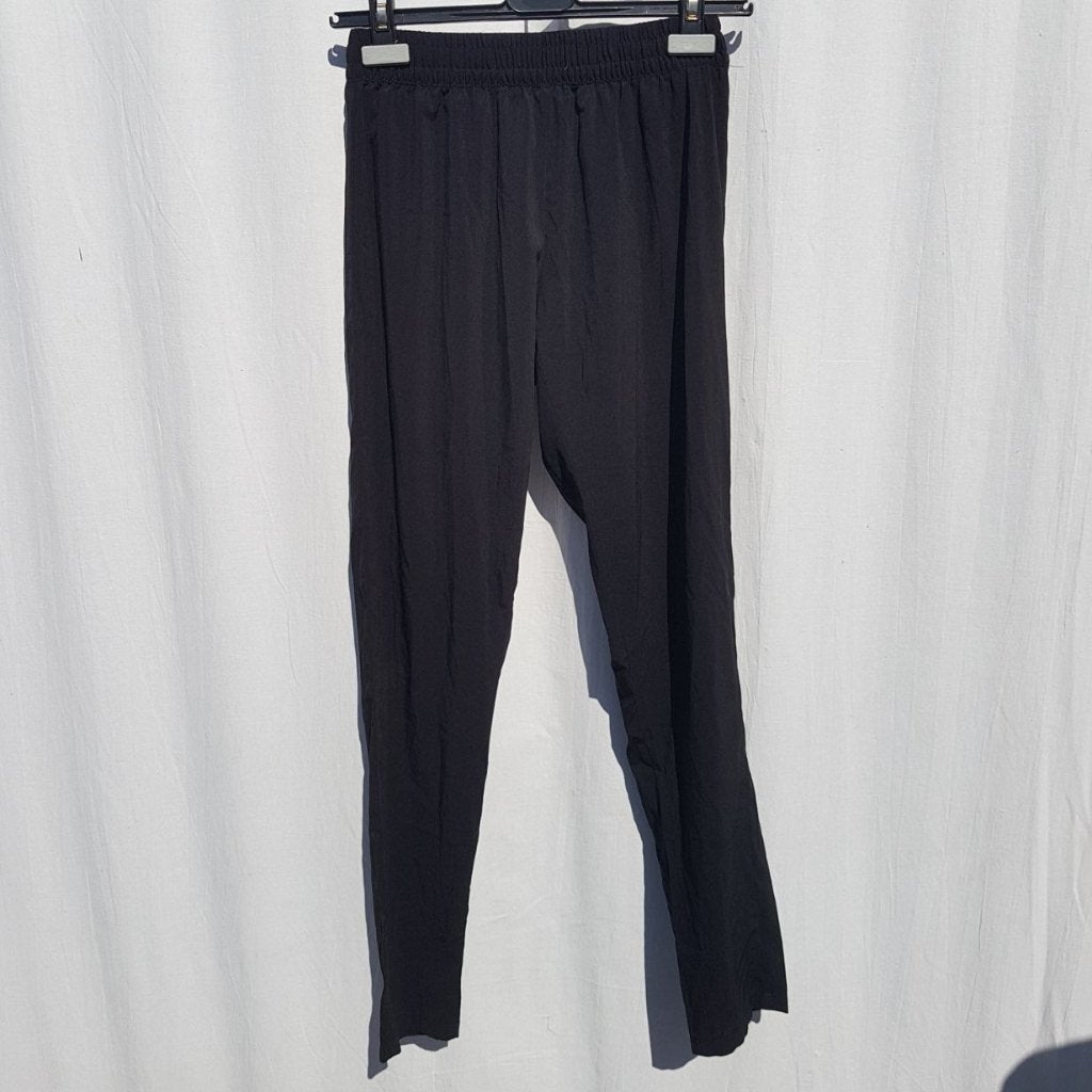 Leuke zwarte zomerbroek, elastieken taille. Mt xs jacqueline, ., Zwart, Ophalen of Verzenden, Zo goed als nieuw