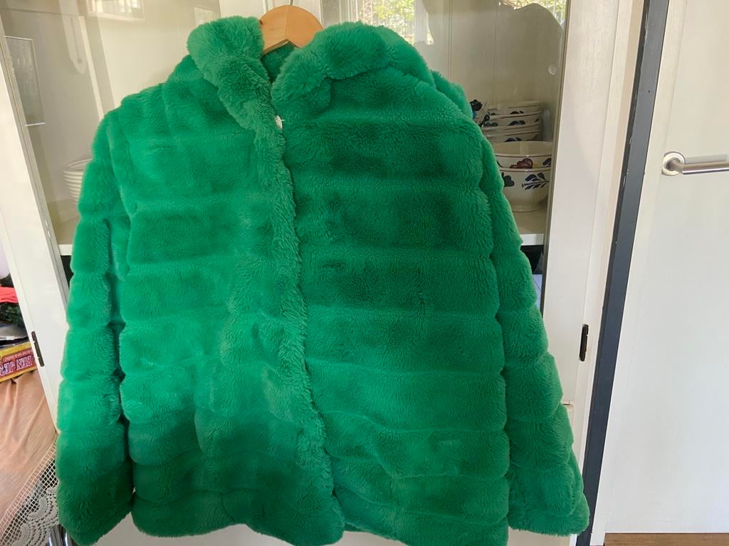 Zachte jas mt S/M voor 5 euro !!!, Ophalen of Verzenden, Gedragen, Maat 36 (S), Groen