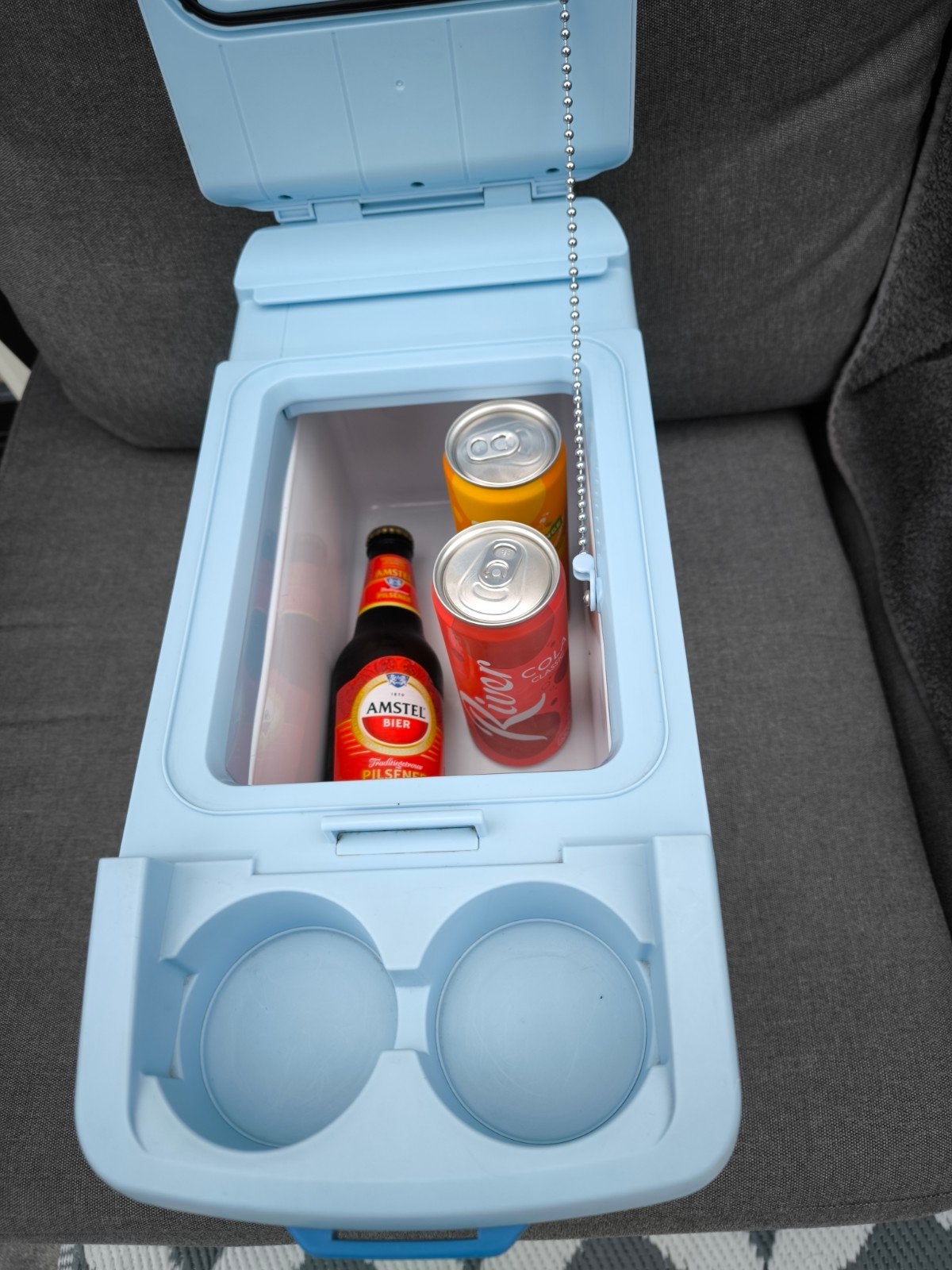 Handige koelbox voor  in de auto 12 volt aan sluiting, Ophalen, Elektrisch
