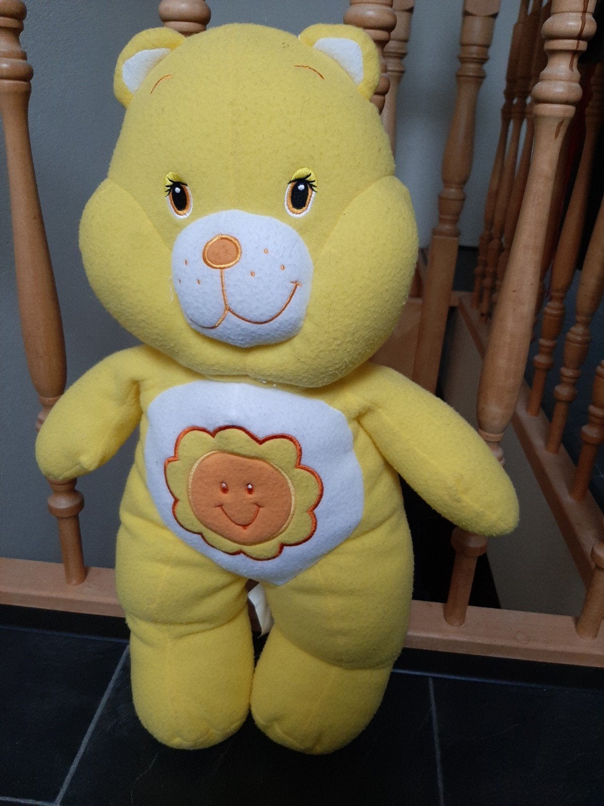 Grote gele care bears troetelbeer knuffel 70 cm, Ophalen of Verzenden