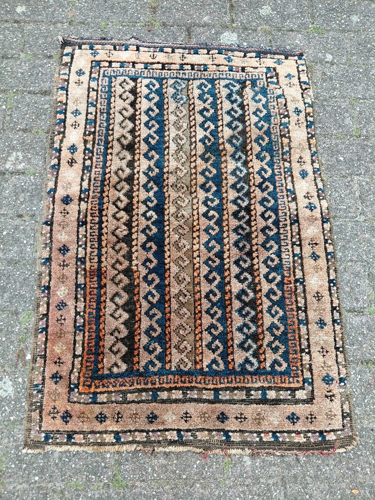 Oosters tapijt, Beloutch loper lxb = 95x65 cm., Ophalen of Verzenden