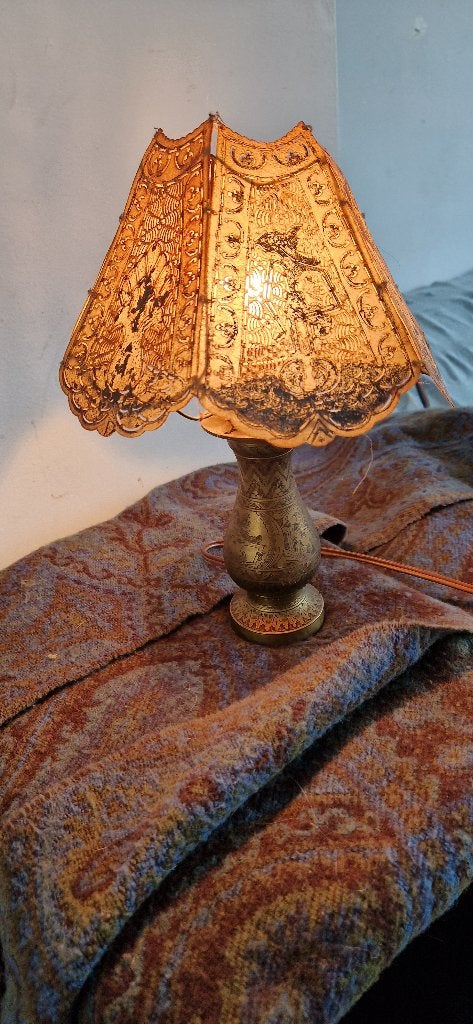 klein antiek messing lampje, jaren '20, in Anglo-Indische, Ophalen of Verzenden