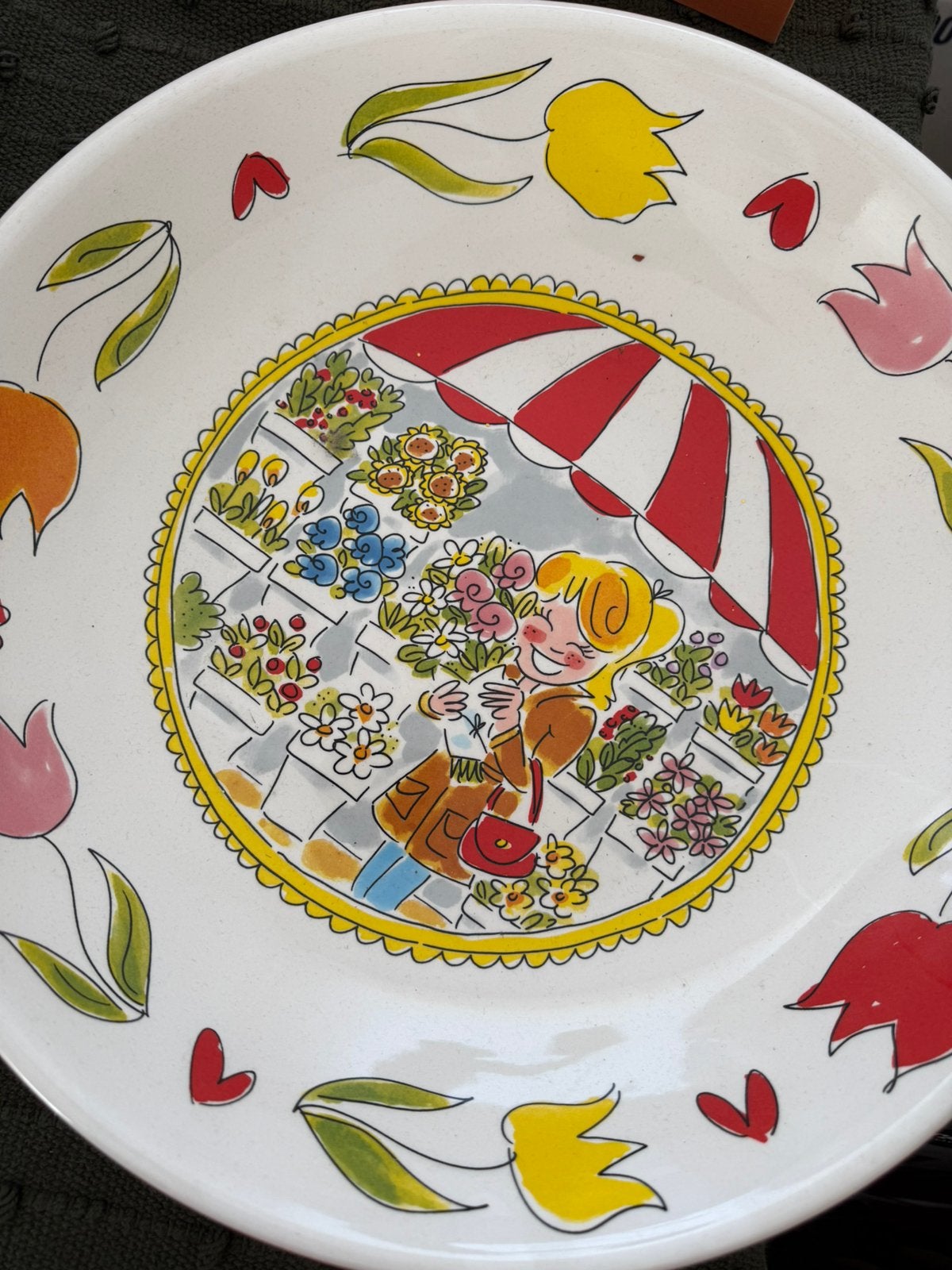 Blond Amsterdam serveerschaal, Huis en Inrichting, Keuken | Servies, Ophalen, Zo goed als nieuw, Aardewerk, Schaal of Schalen