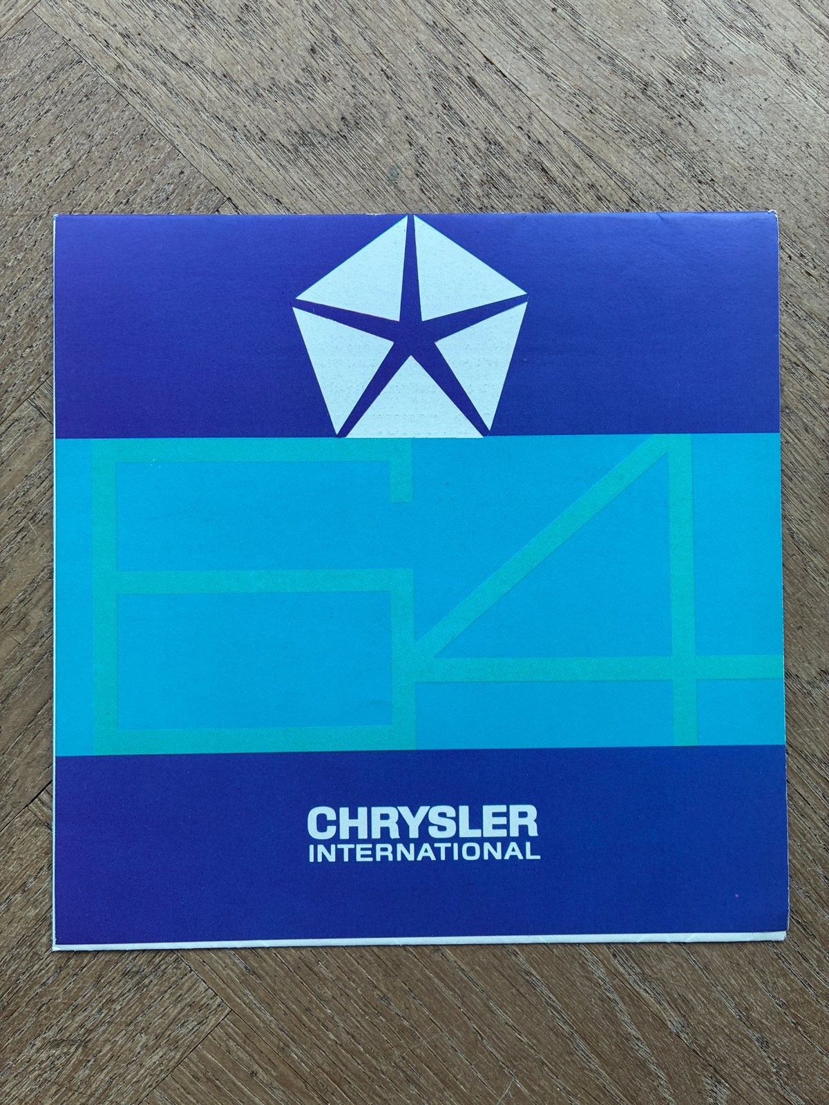 1964 Chrysler brochure, Verzenden, Zo goed als nieuw, Overige merken